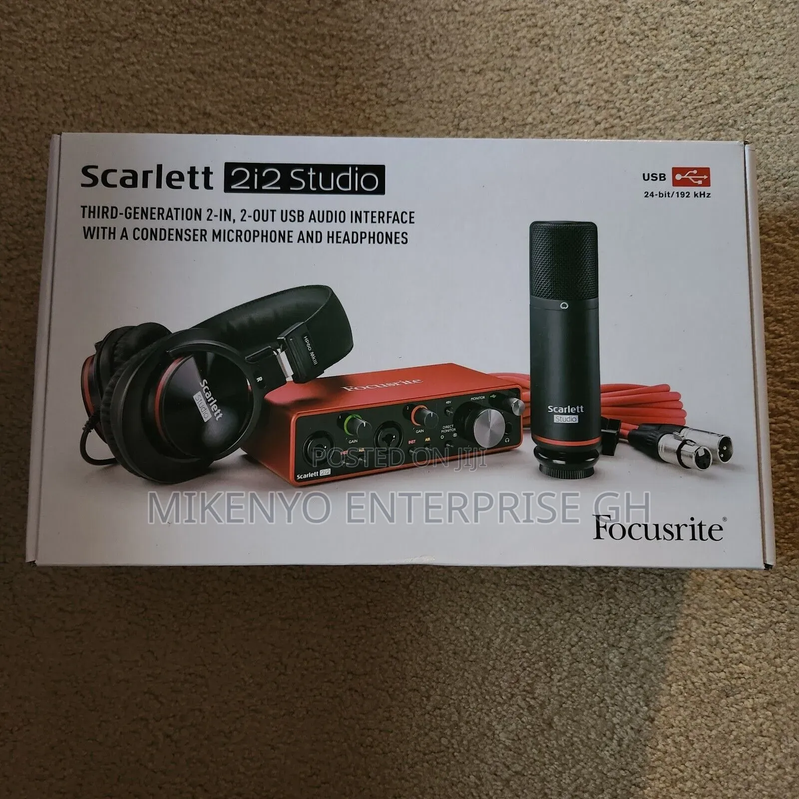 Focusrite Scarlett 2i2 3rd Gen Usb Audio Interface Bundle