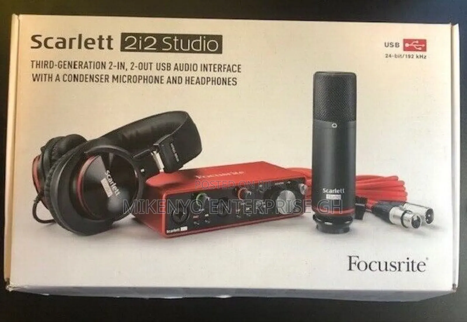 Focusrite Scarlett 2i2 3rd Gen Usb Audio Interface Bundle