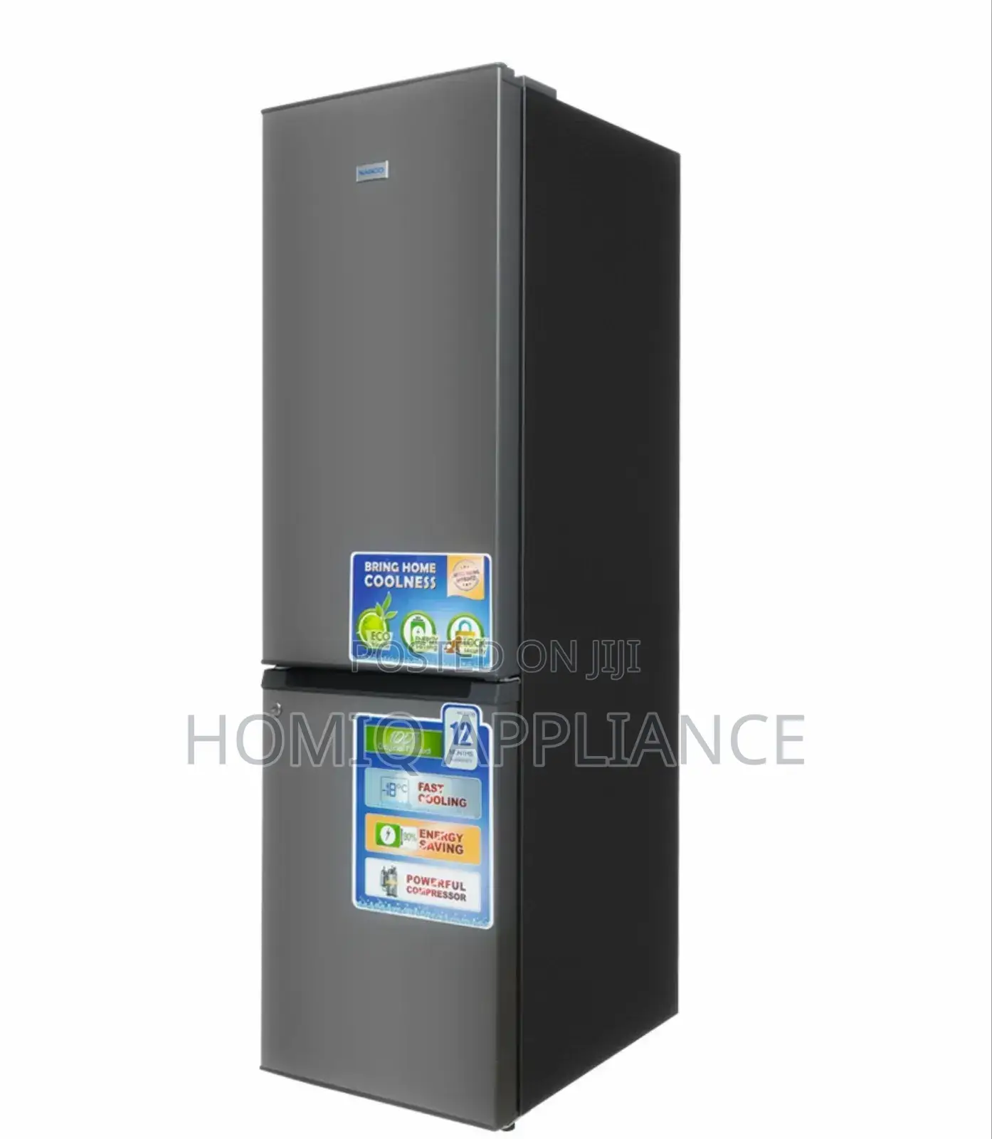 Nasco 170ltr Refrigerator Bottom Freezer
