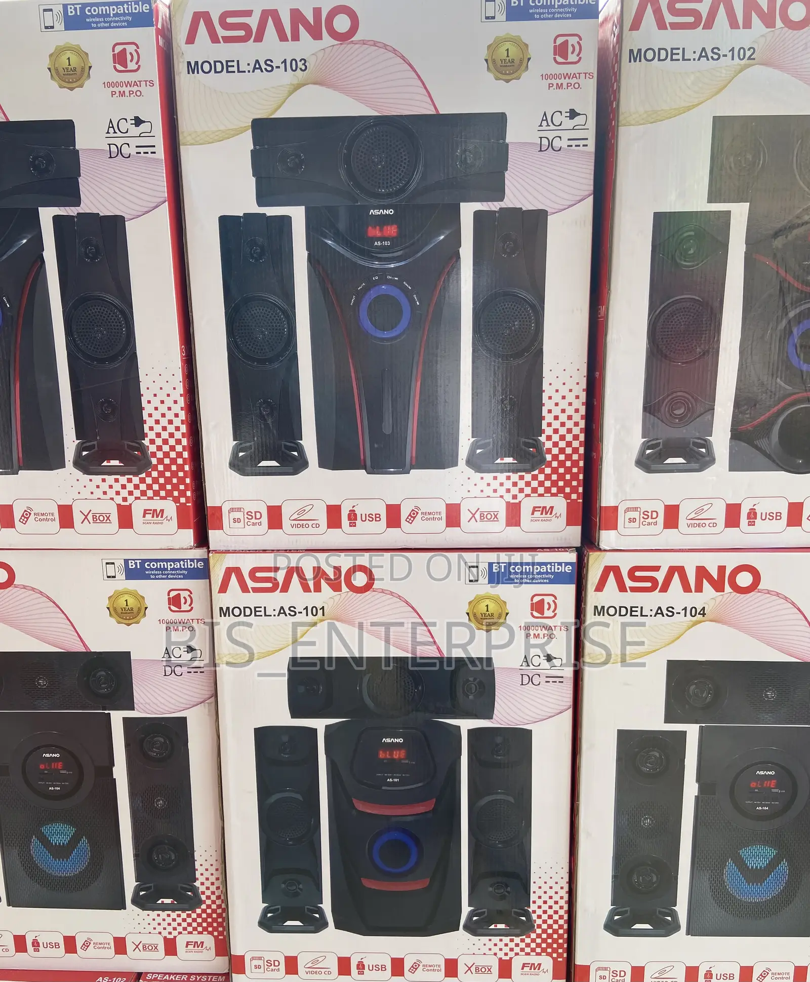 Asano 3.1 Ch Multimedia Speaker