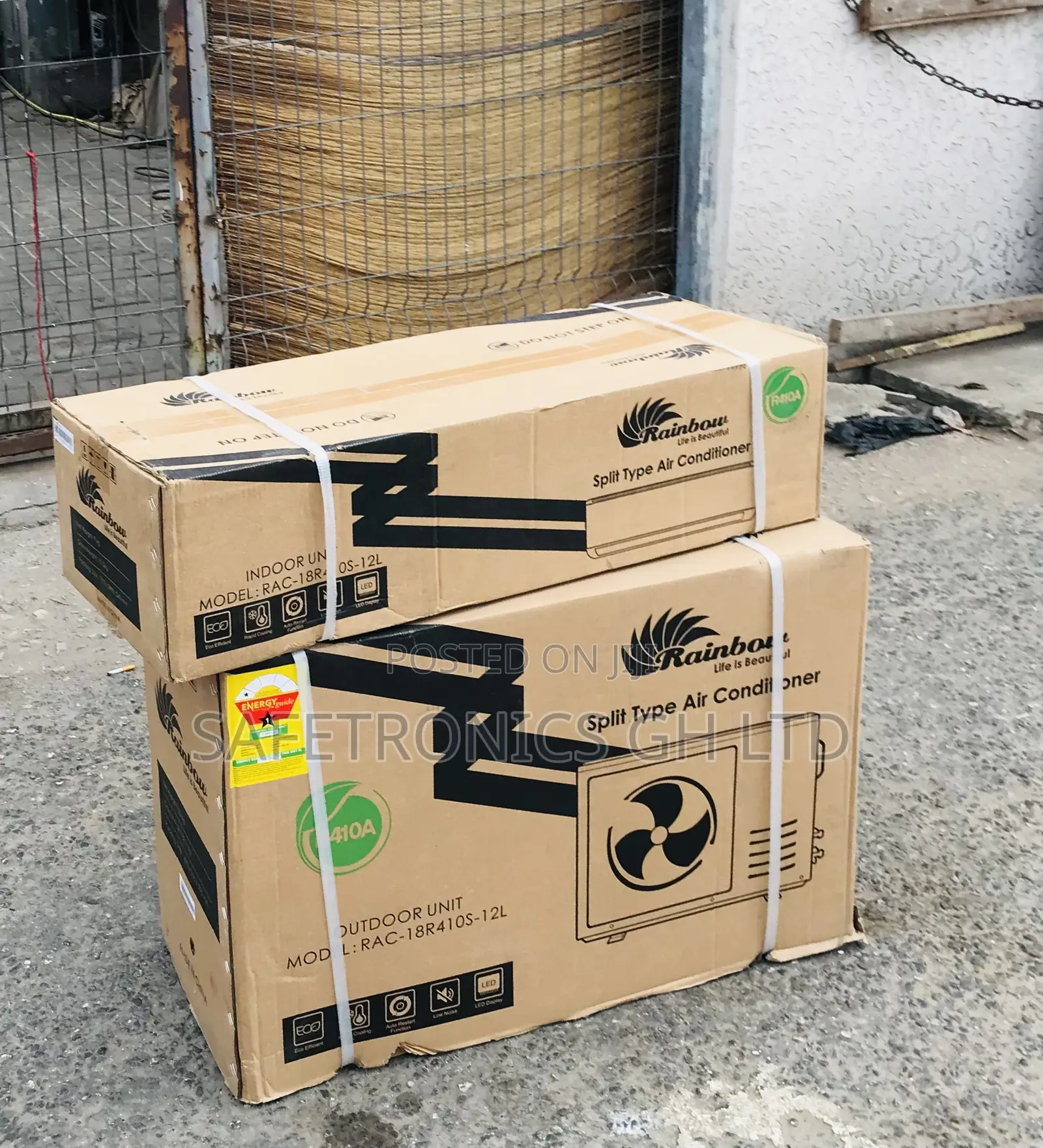 Affordable Rainbow Split R410 1.5 Hp White Ac