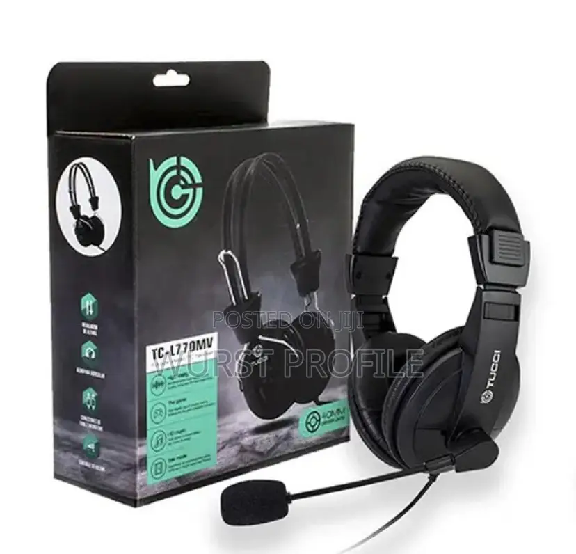 TC-L750MV Stereo Pc Gaming Headset With Microphone