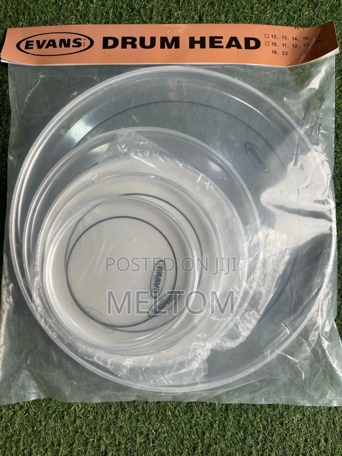 Evans 5-Piece Drum Head Vellum Set