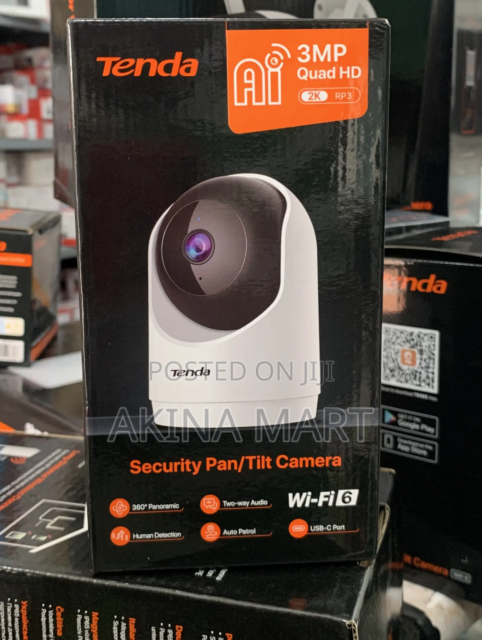 Tenda 3mp Security Pan/Tilt Camera