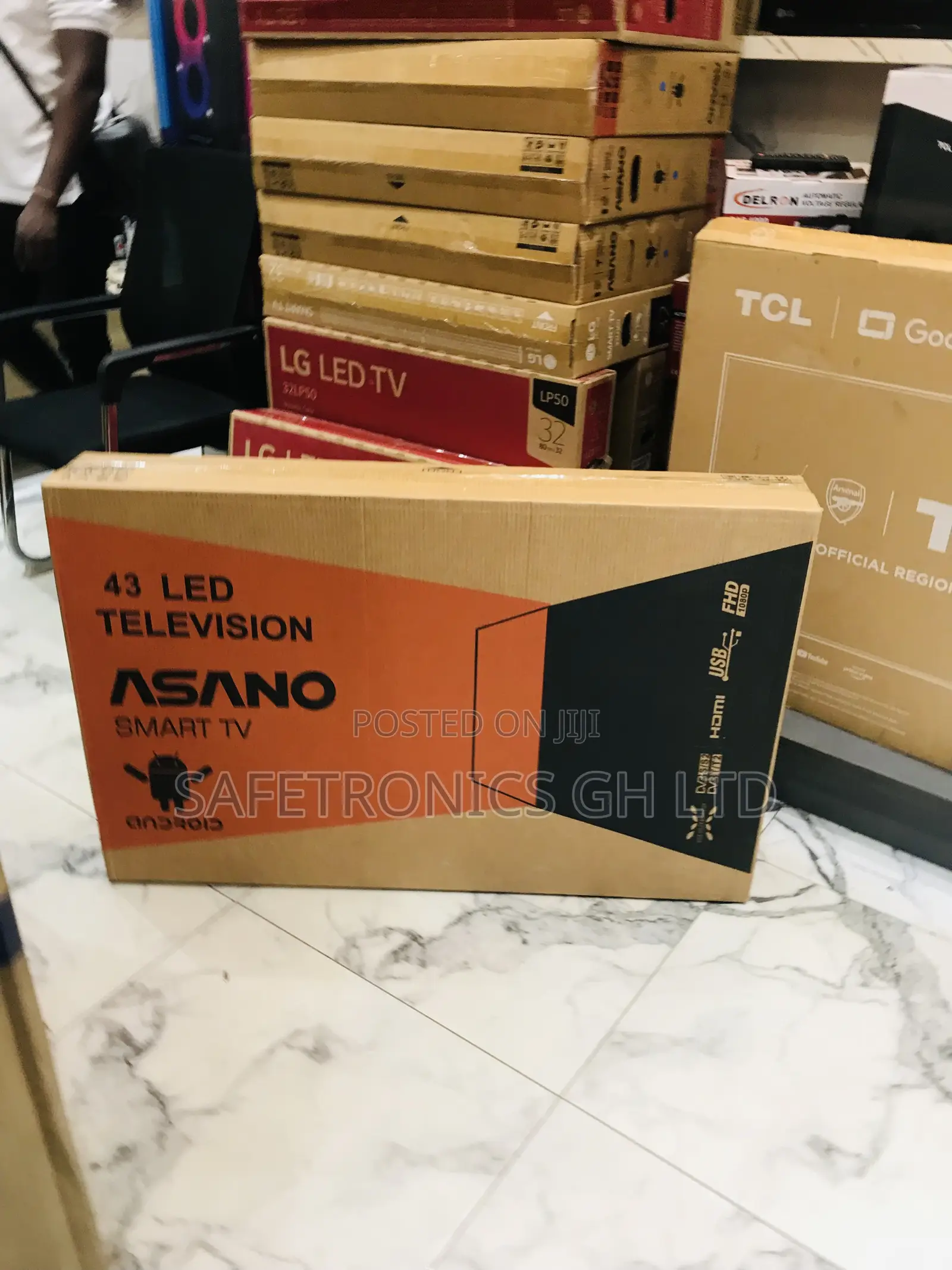 Asano Slim Clear 43 Inch Led Smartscreen 43SF3 Android Tv