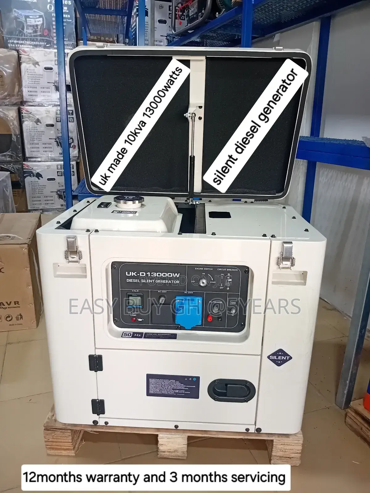 Effective UK-D Diesel Silent Generator 10kva 13000watts