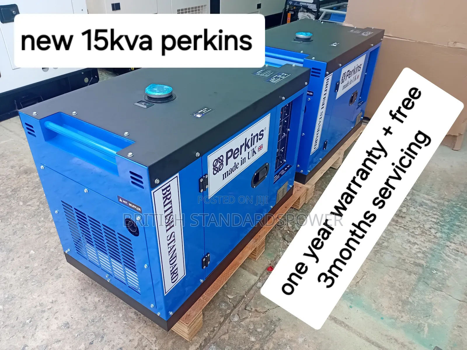 Battery Charger Perkins Diesel 15kva 16500watt Diesel