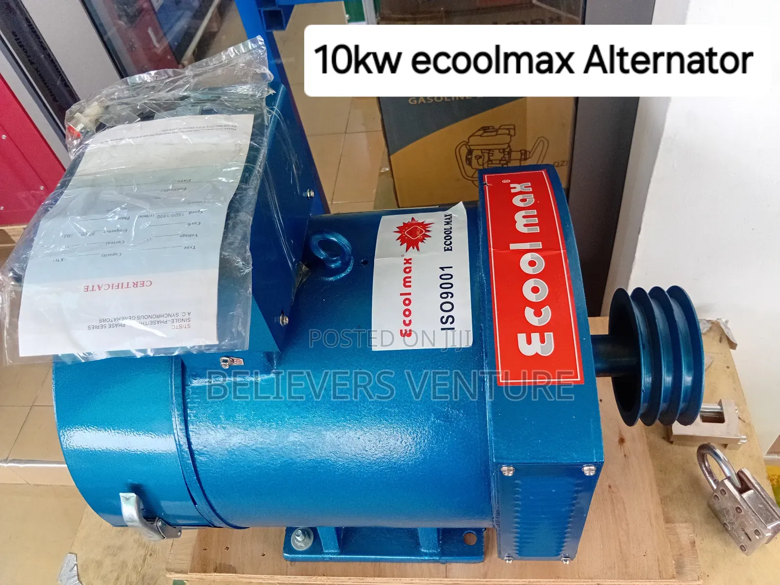 Powerful 10kva Ecoolmax Alternator Single Phase Alternator