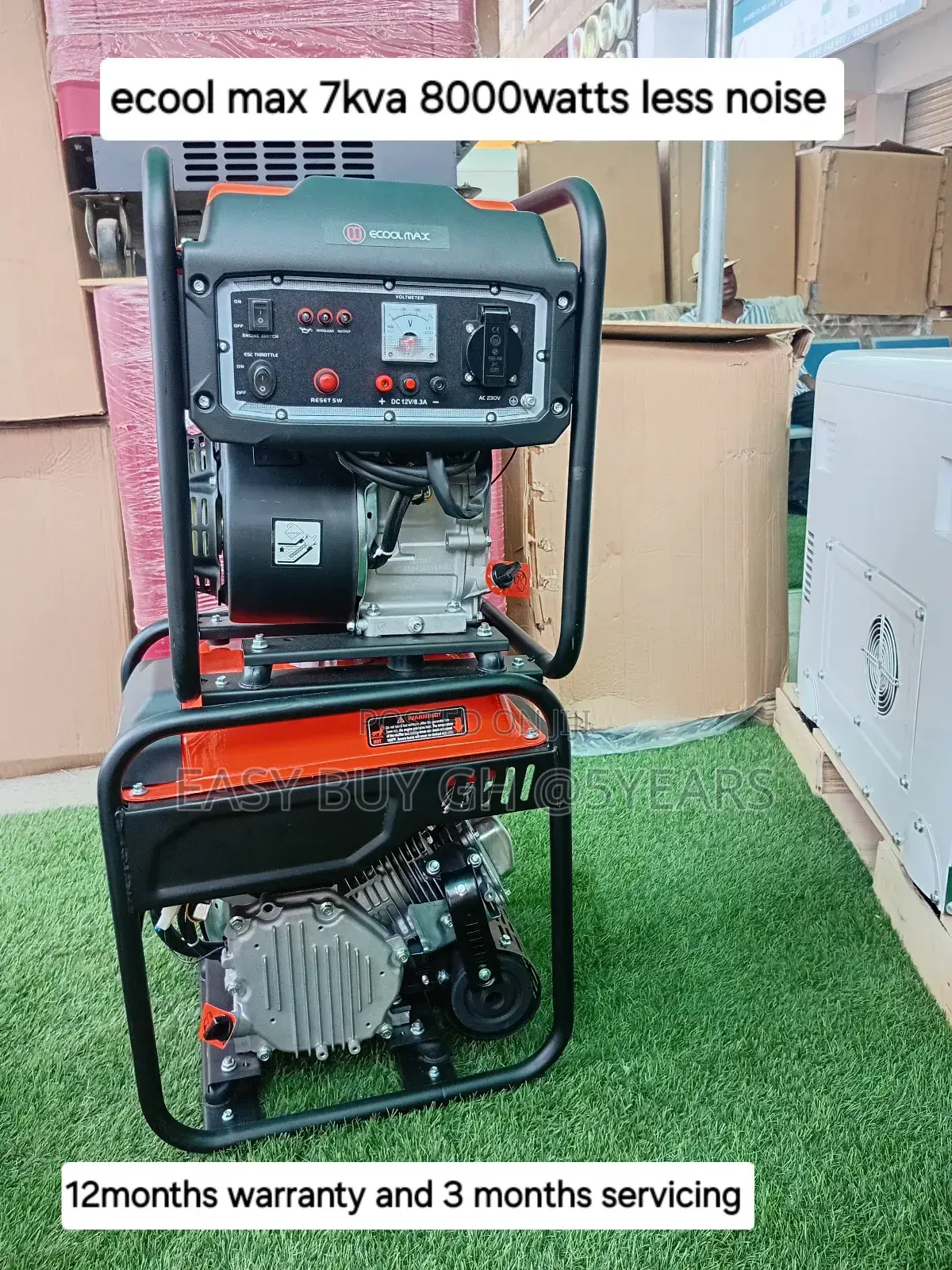 Efficient 7kva 8000w Ecool Max Petrol Generator 7kva