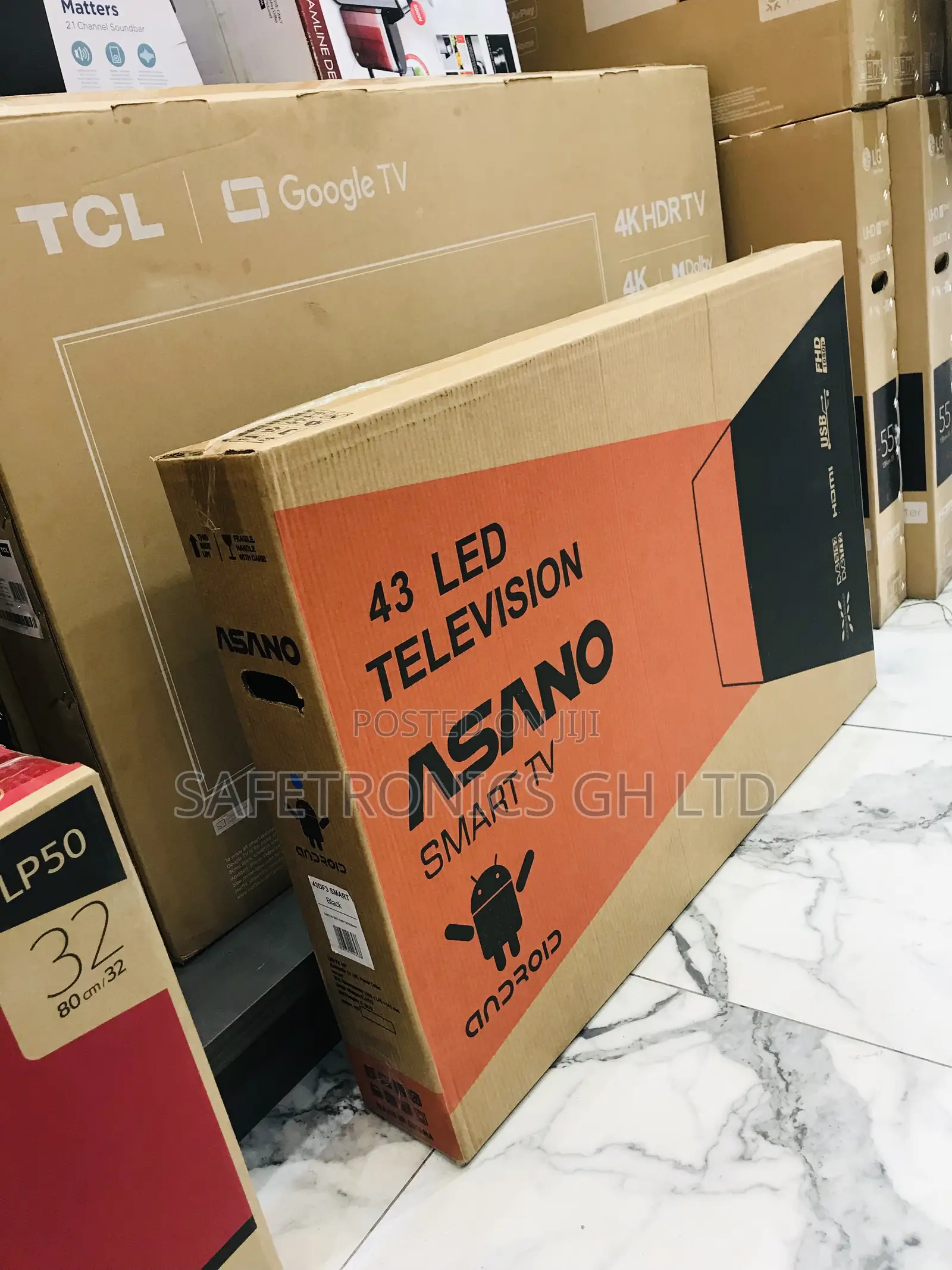 Led Glossy HDMI Asano 43 Inch Smartscreen 43DF3 Tv