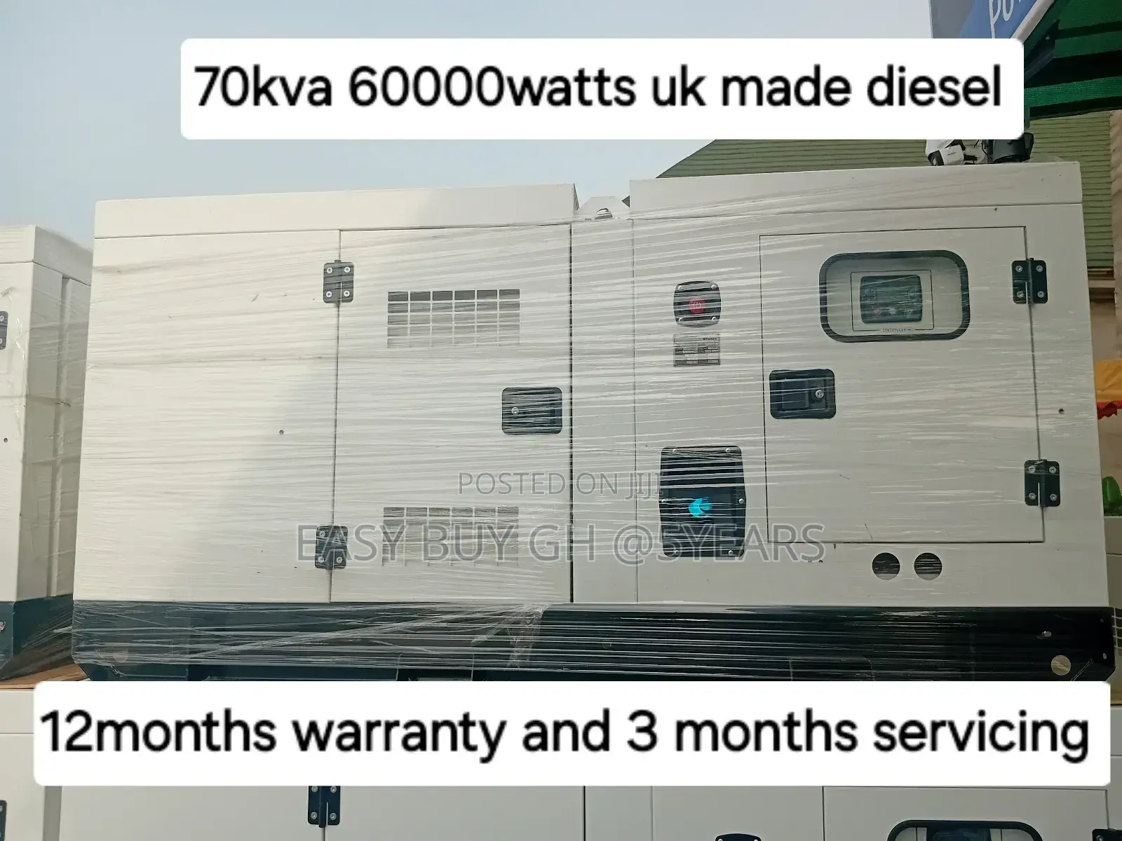 High Grade Perkins Diesel 70kva Silent Generator 60kw 70kva
