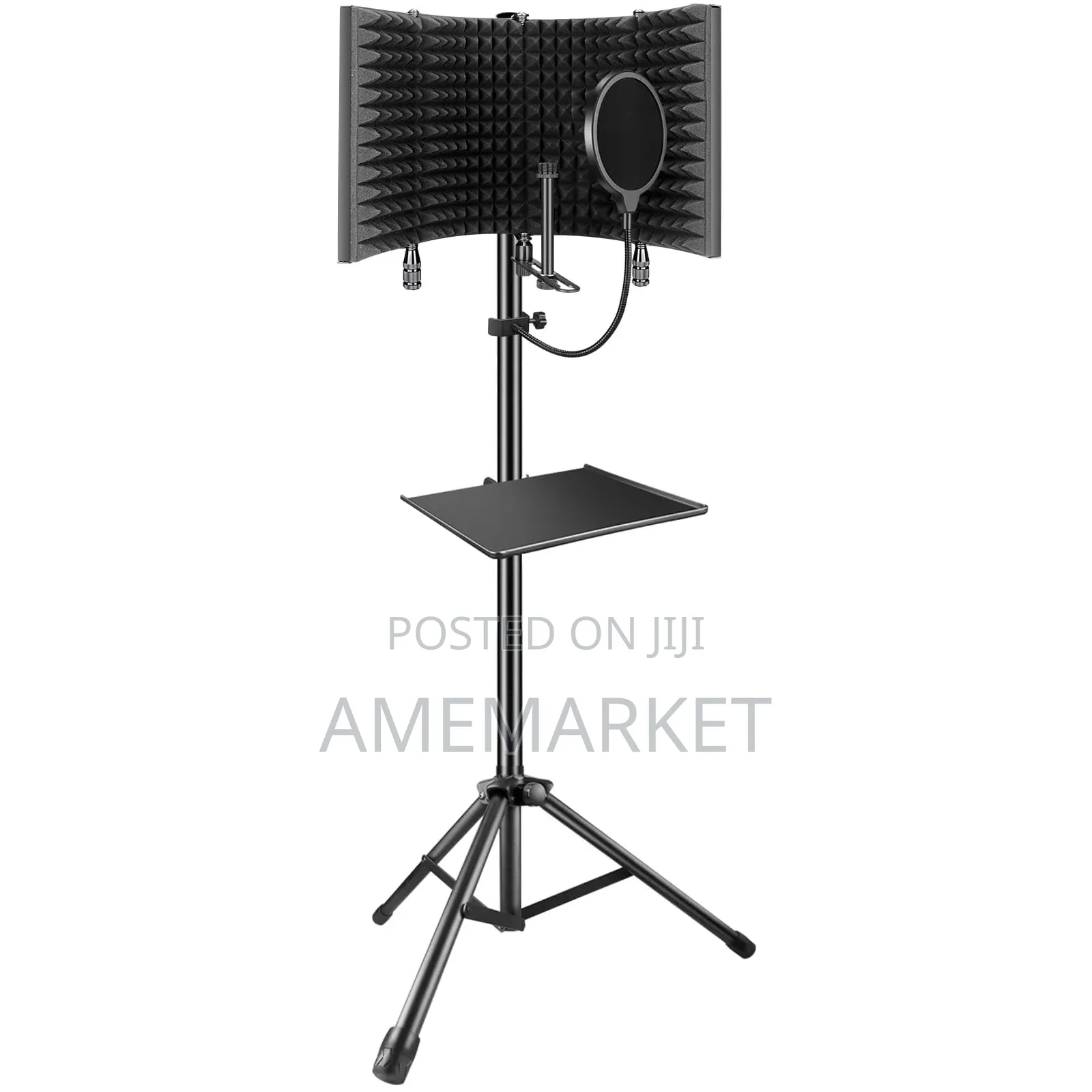 Microphone Isolation Shield, 5-Panel, Studio Recording