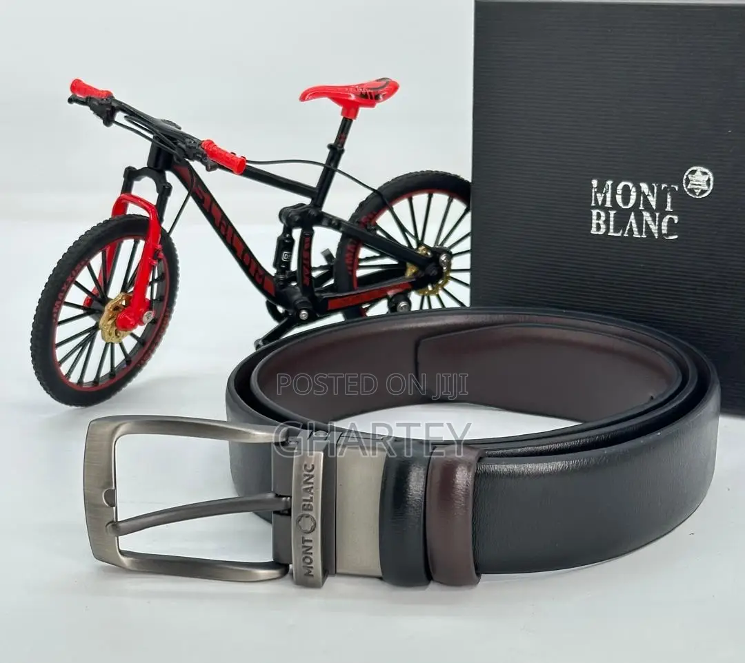 Quality Mont Blanc Men’S Leather Belt