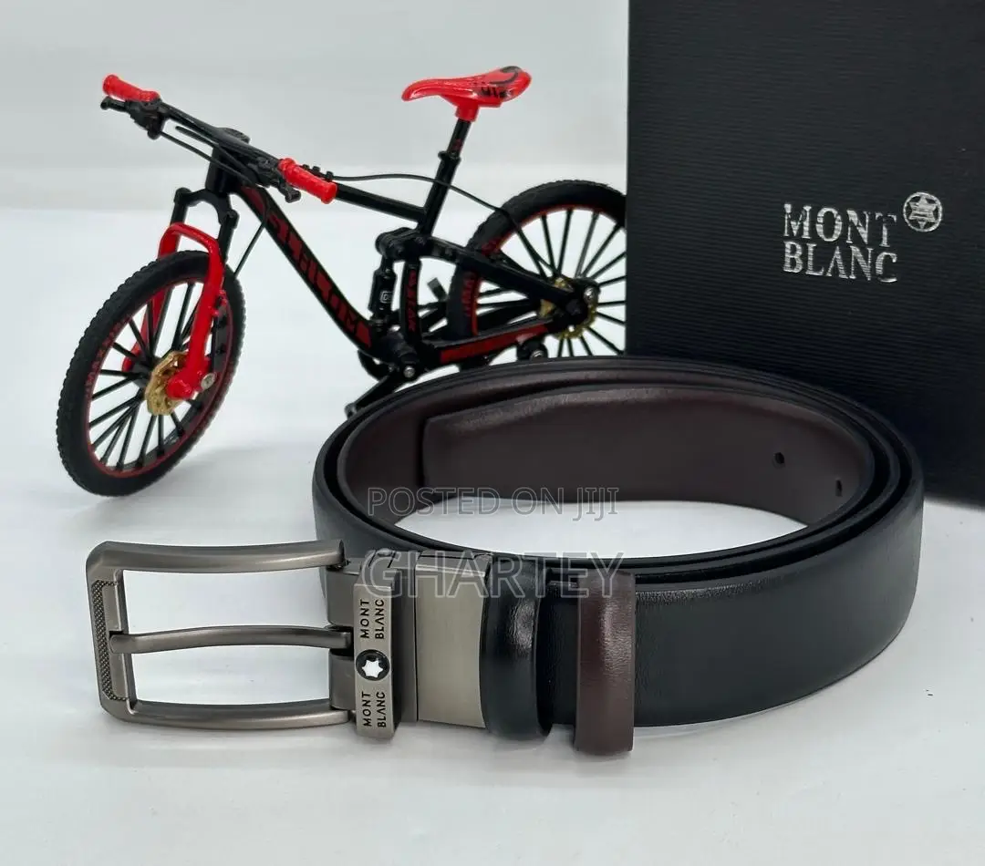 Quality Mont Blanc Men’S Leather Belt