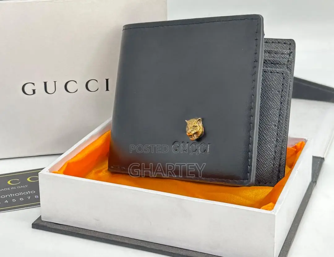 Men’S Quality Leather Pocket Wallet Black Brown