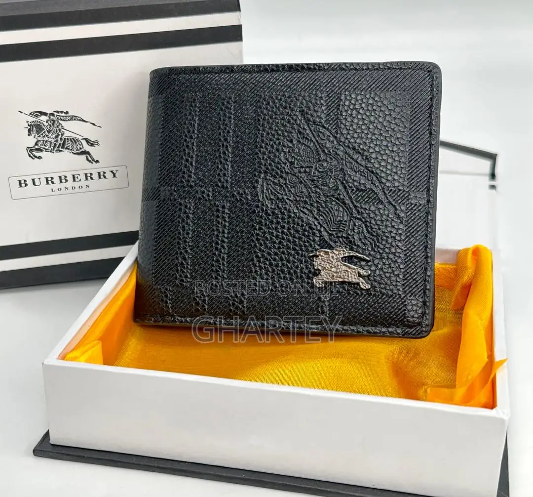 Men’S Quality Leather Pocket Wallet Black Brown