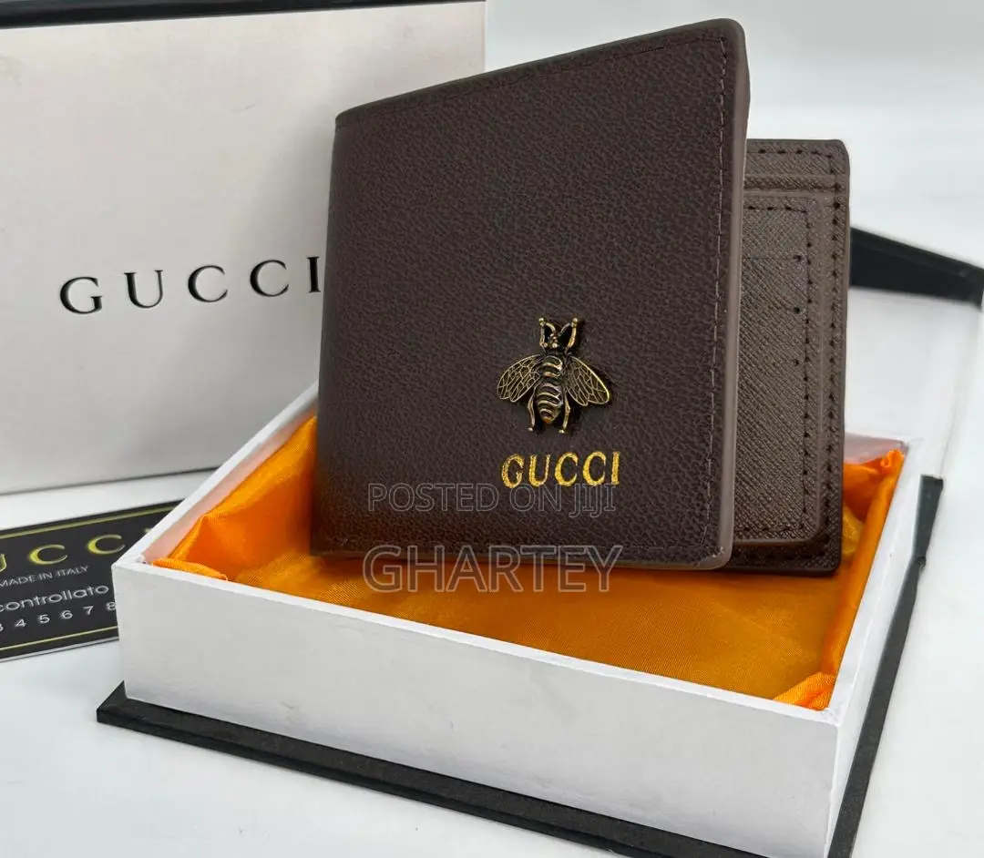 Men’S Quality Leather Pocket Wallet Black Brown