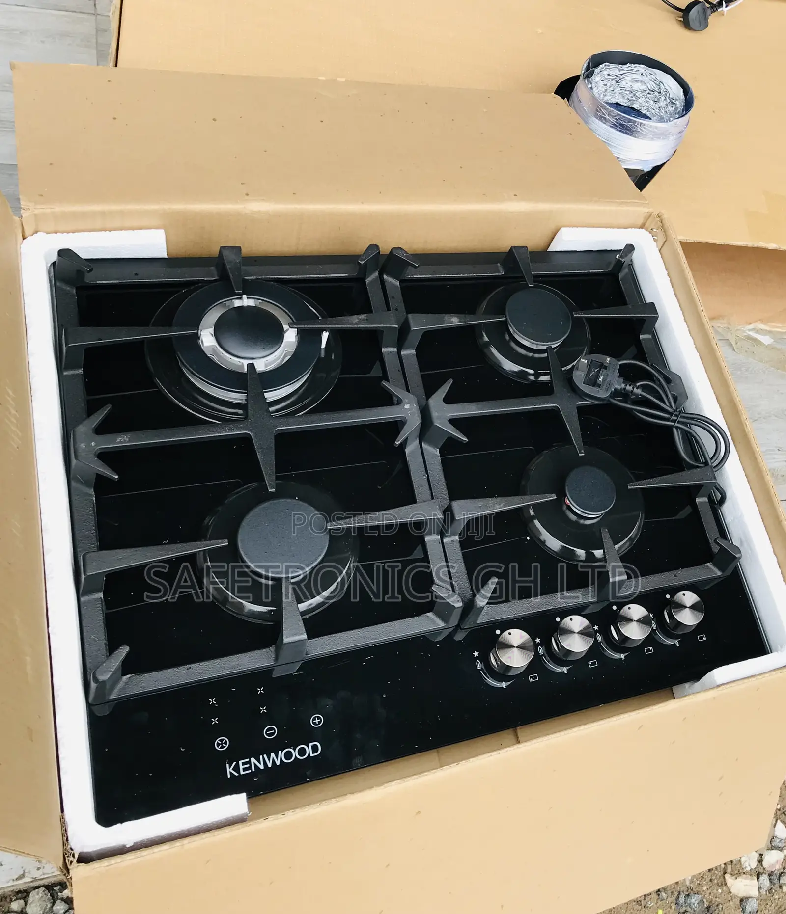 New Yet Affordable Built-in Kenwood 4 Gas Hobs Glass 60cm