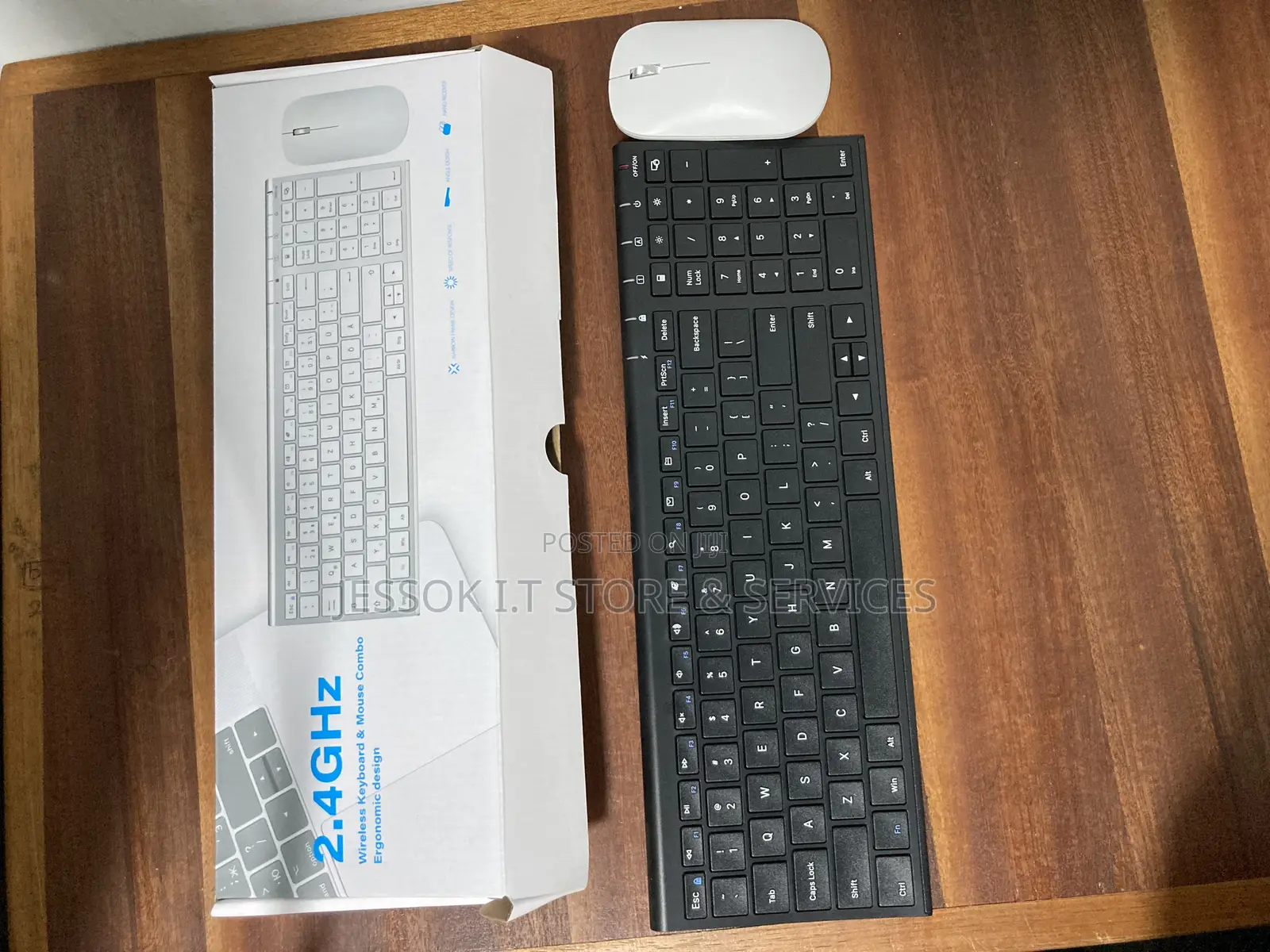 Rechargeable Wireless Keyboard and Mouse