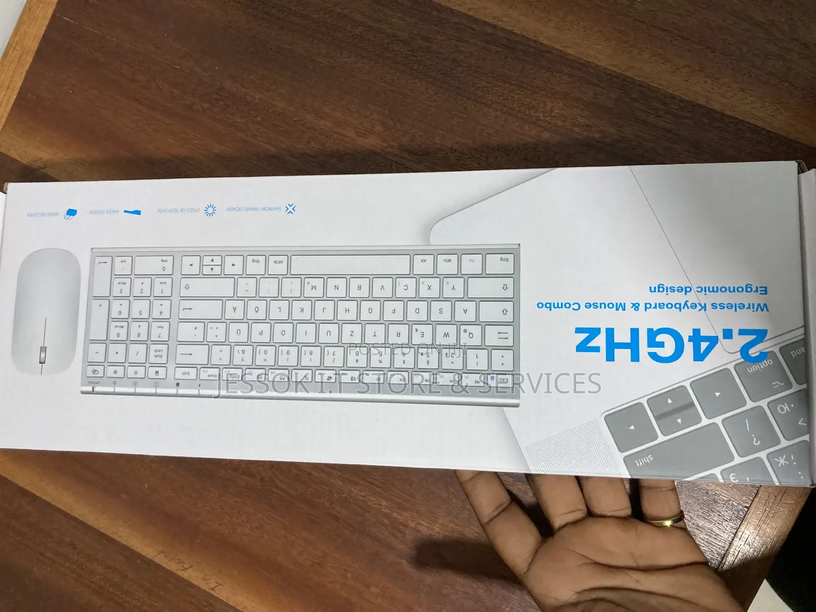 Rechargeable Wireless Keyboard and Mouse