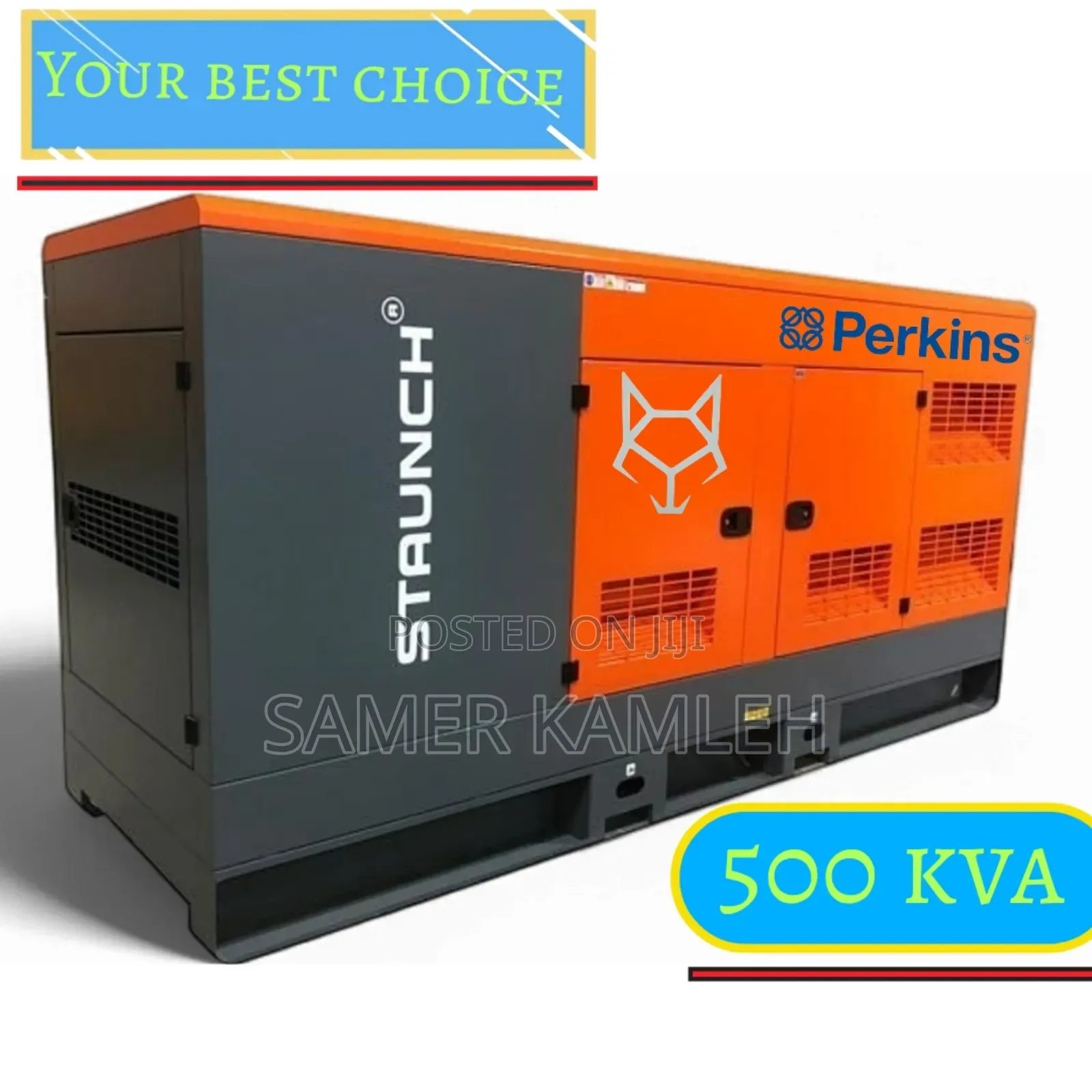 Perkins Generator 500 Kva