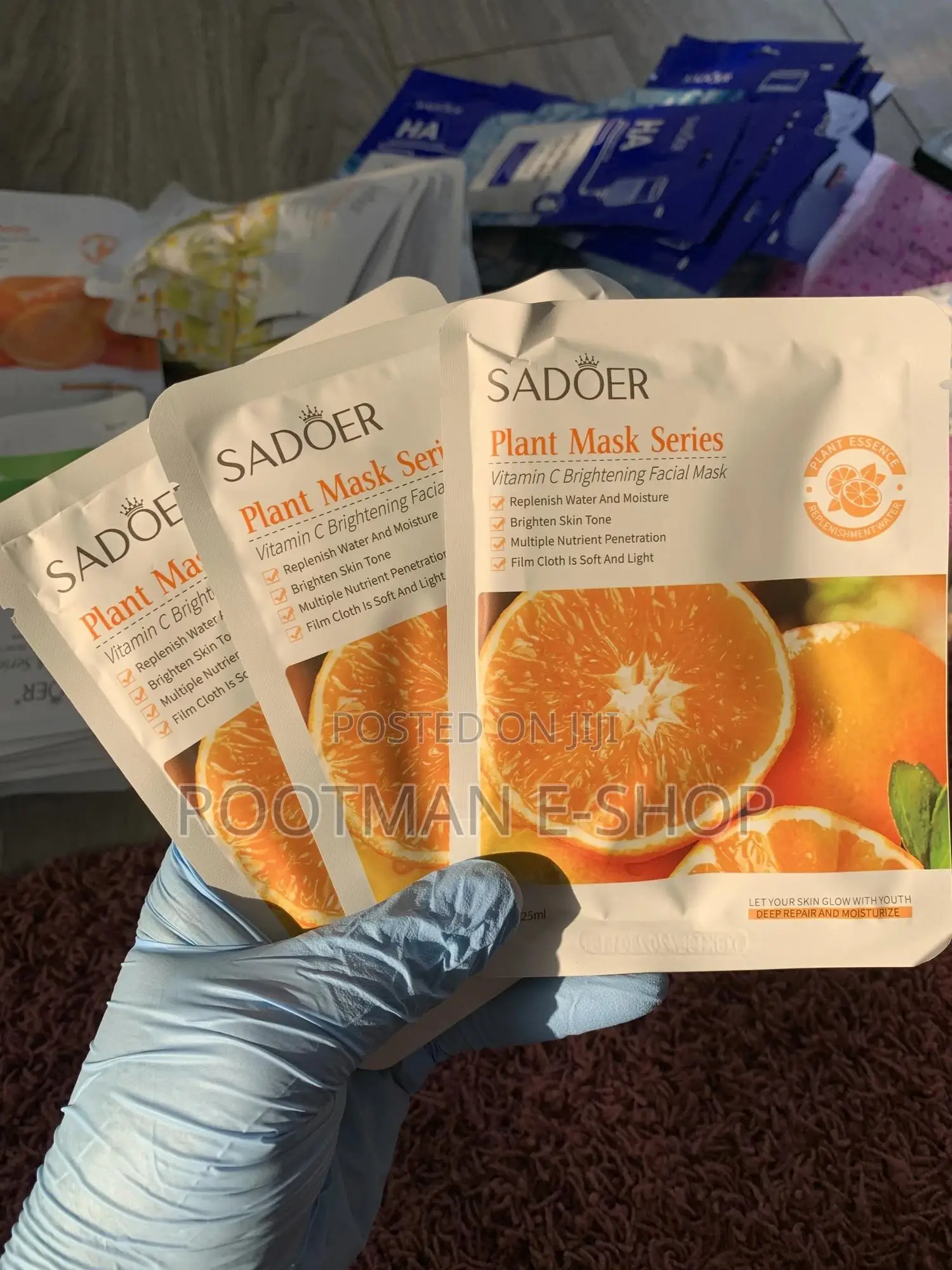 50pcs SADOER Best Wholesale Skin Care Plants Face Mask