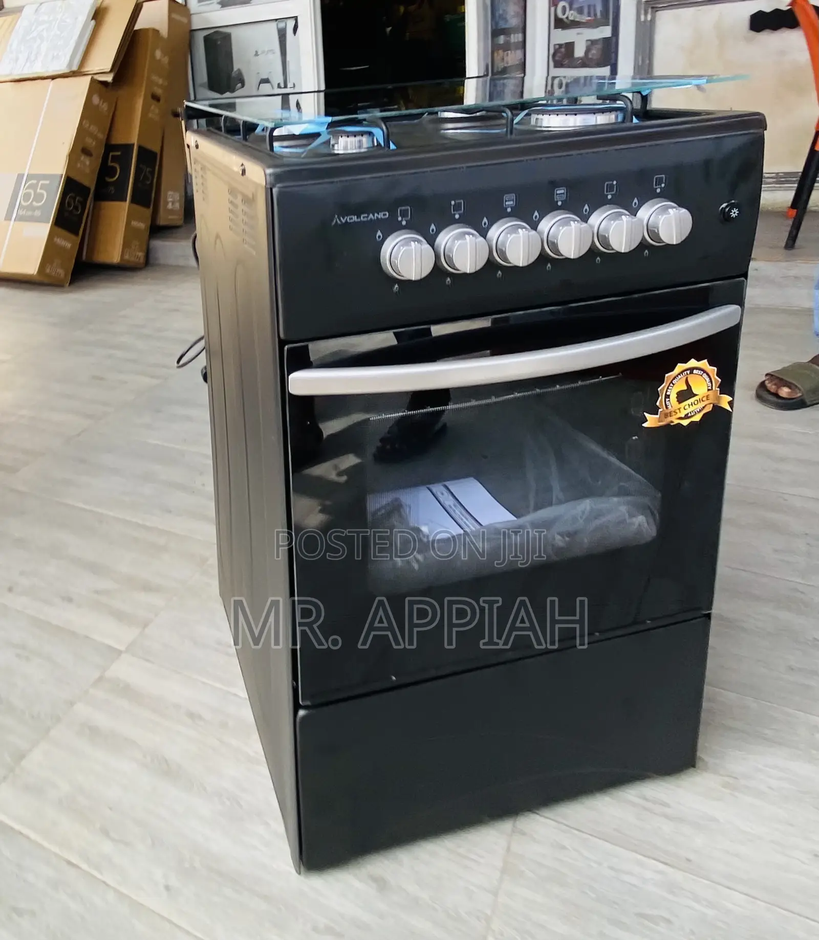 Quality Volcano 50x50cm 4 Gas Burner Blaster.