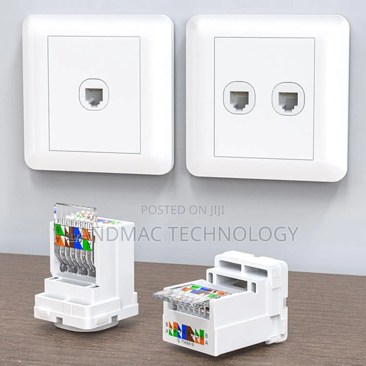 Faceplate Double With Keystone Complete