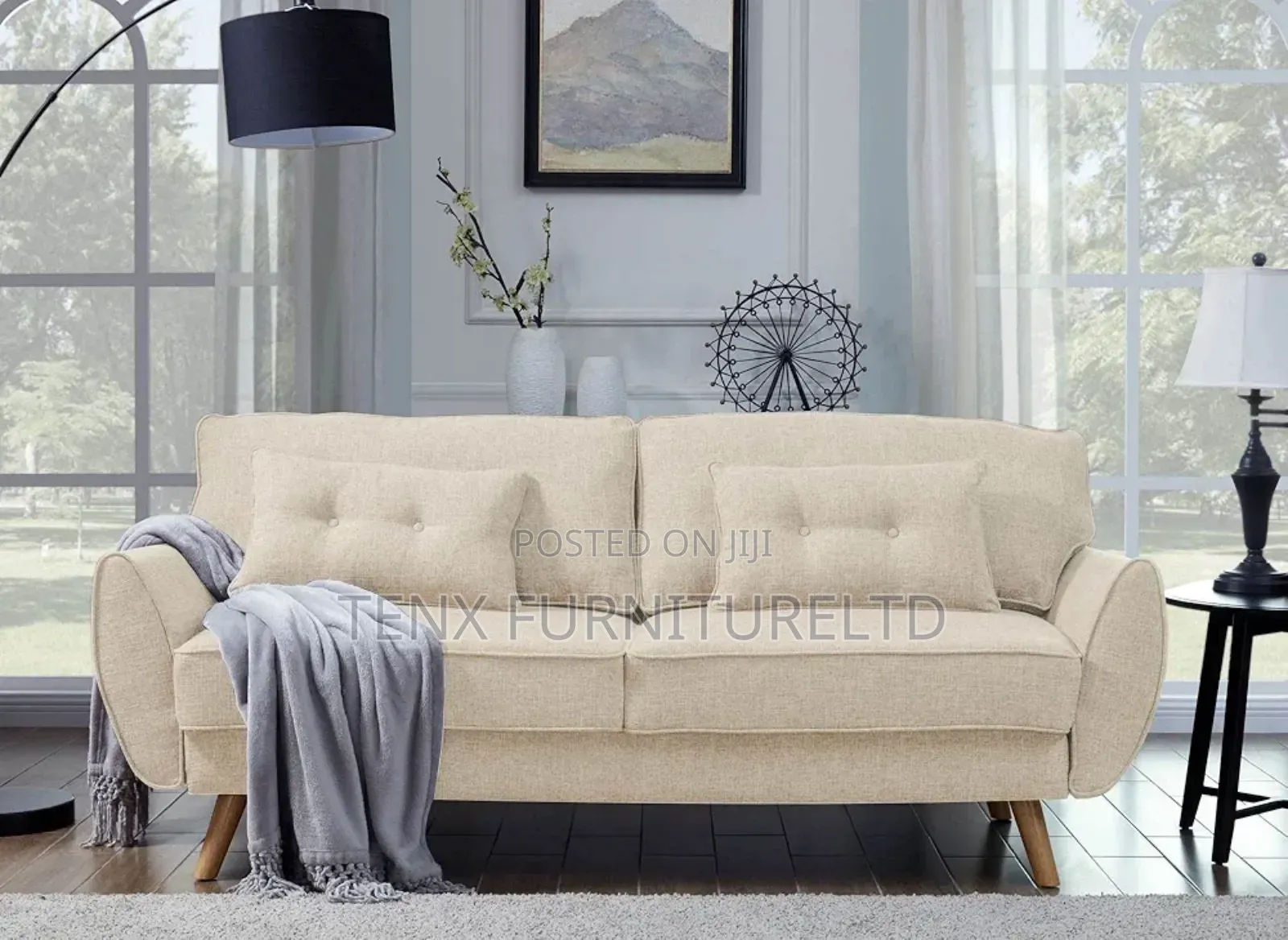 Sofa Bed (3 Seater Sleeper) Fiber Inside