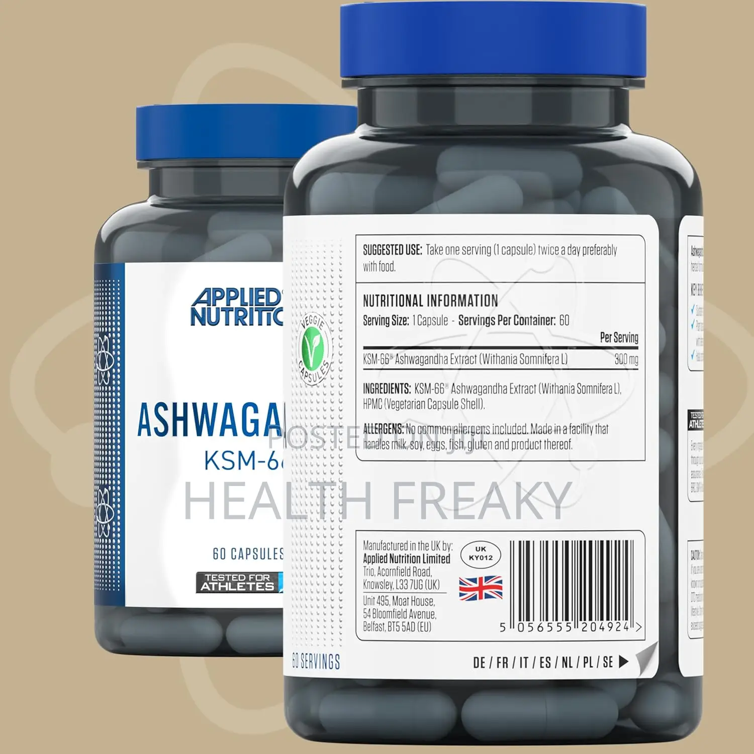Ashwagandha KSM-66 Energy Stress Anxiety Performance