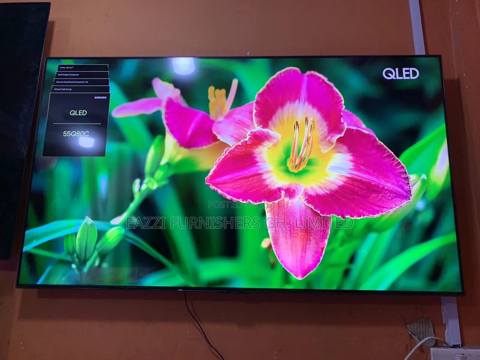 Samsung 55 Qled Smart Uhd HDR 55q80c