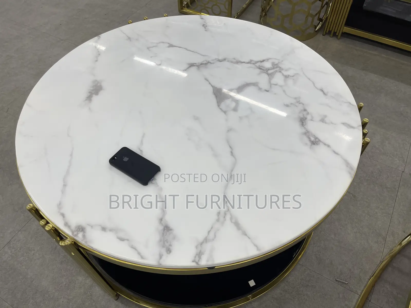 Stainless Steel Base Marble Living Room Coffee/Center Table