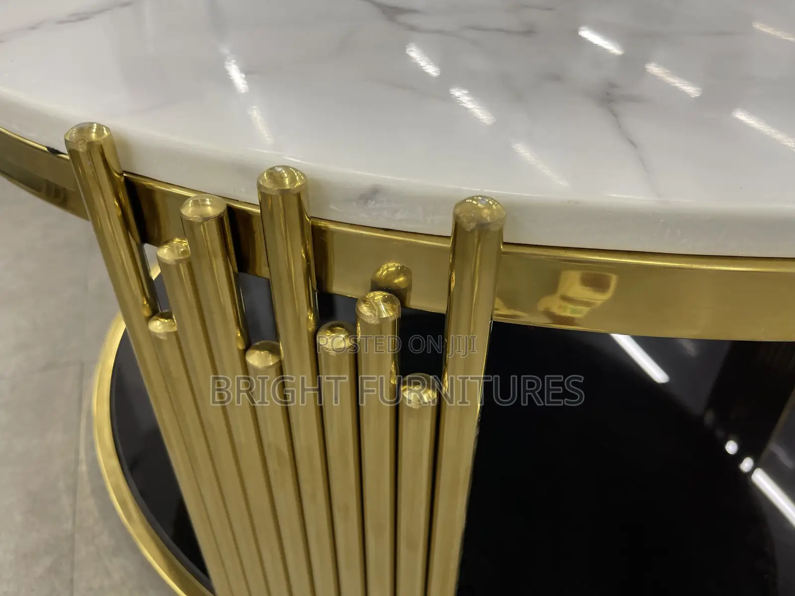 Stainless Steel Base Marble Living Room Coffee/Center Table