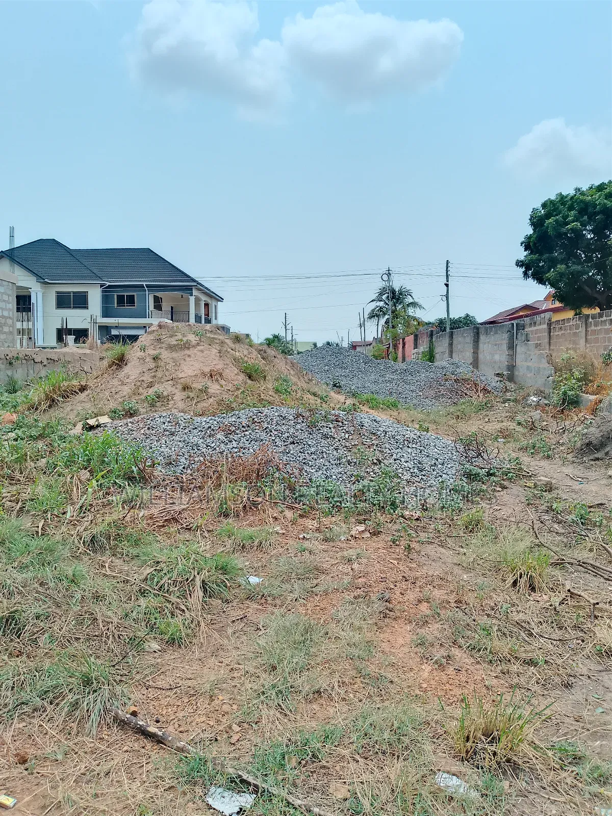 TDC Walled 60 by 140ft Half Plot of Land 4sale,Spintex