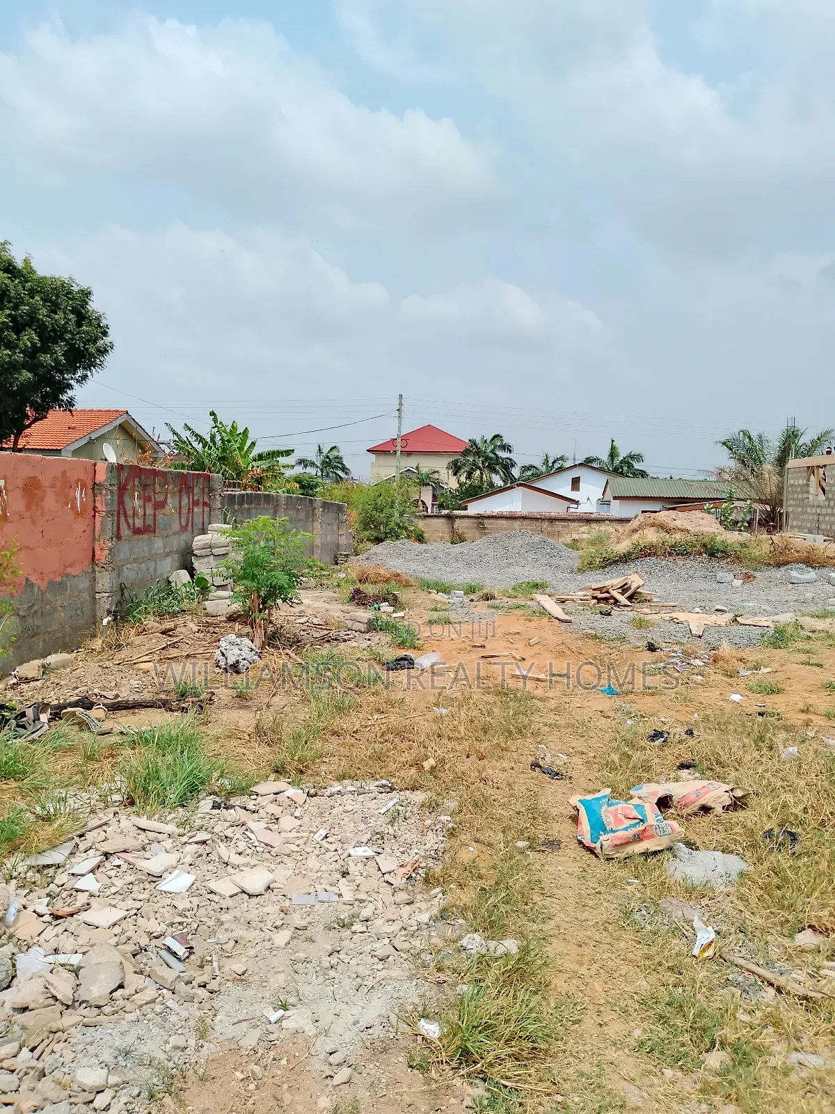 TDC Walled 60 by 140ft Half Plot of Land 4sale,Spintex
