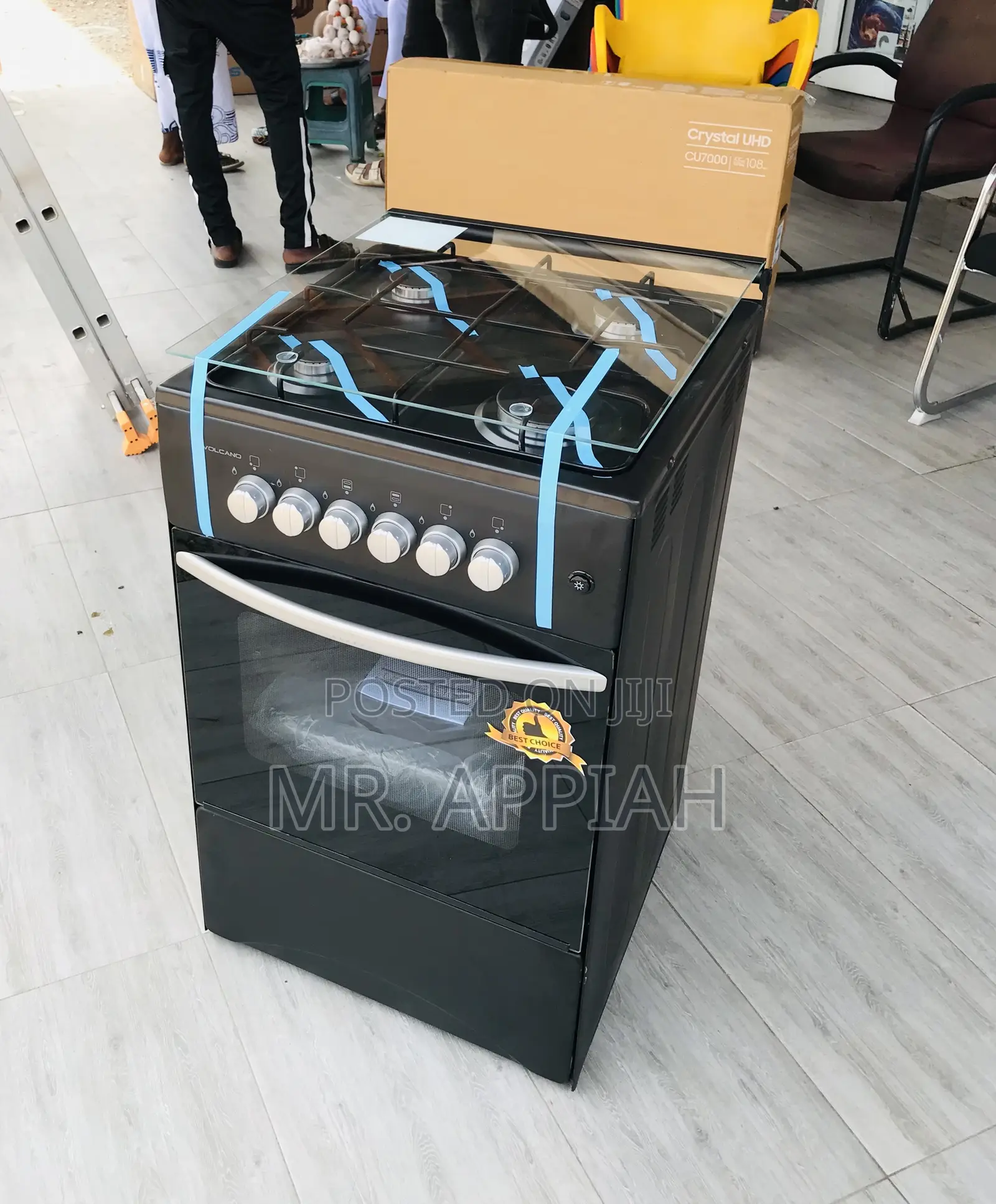 Cook Like a Pro With Volcabo 50x50cm Gas Oven Burner(Black)