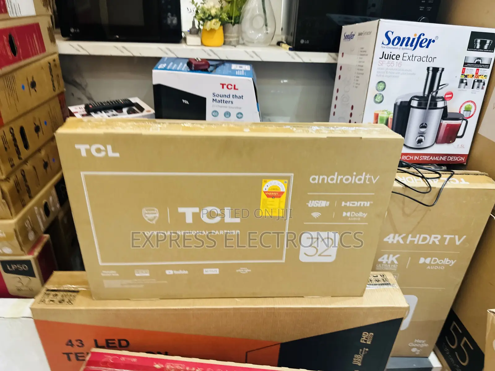 The Tech Revolution Android  32”S54000 FHD Glossy Black