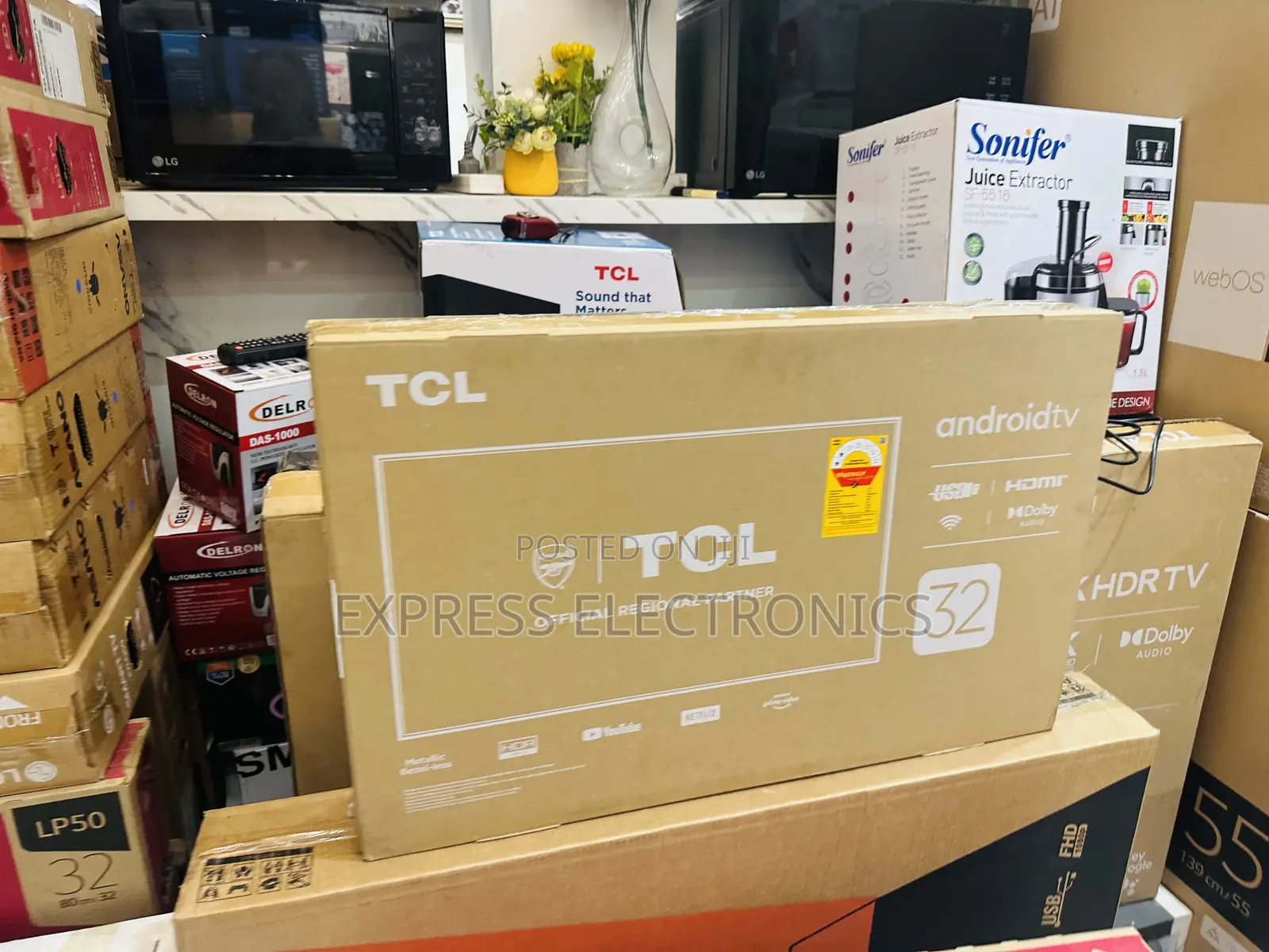 Text Us for Your TCL 32”S54000 Glossy Slim Smart