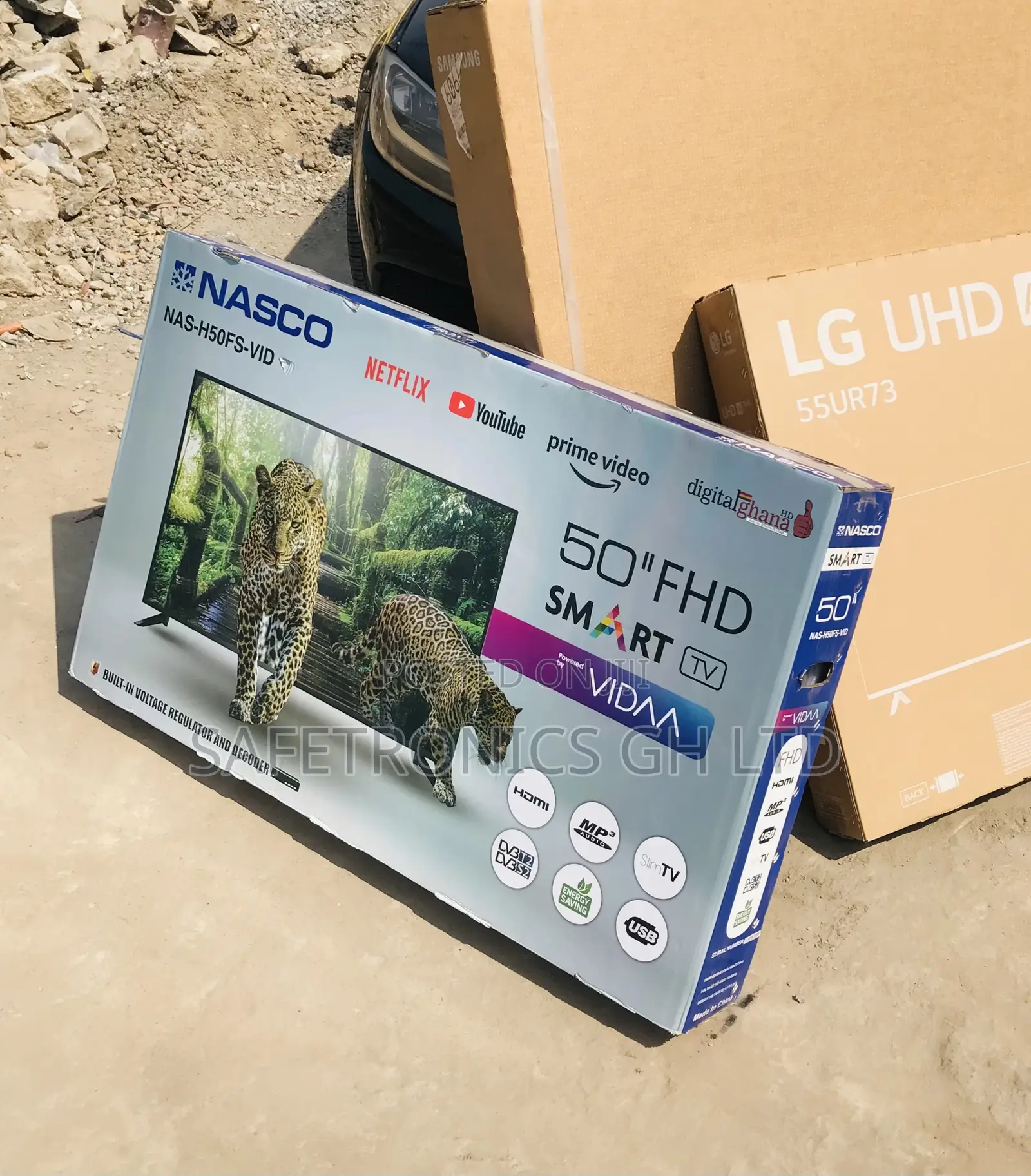 Buy Crystal Smartscreen Led Nasco 50 Inch UHD Tv