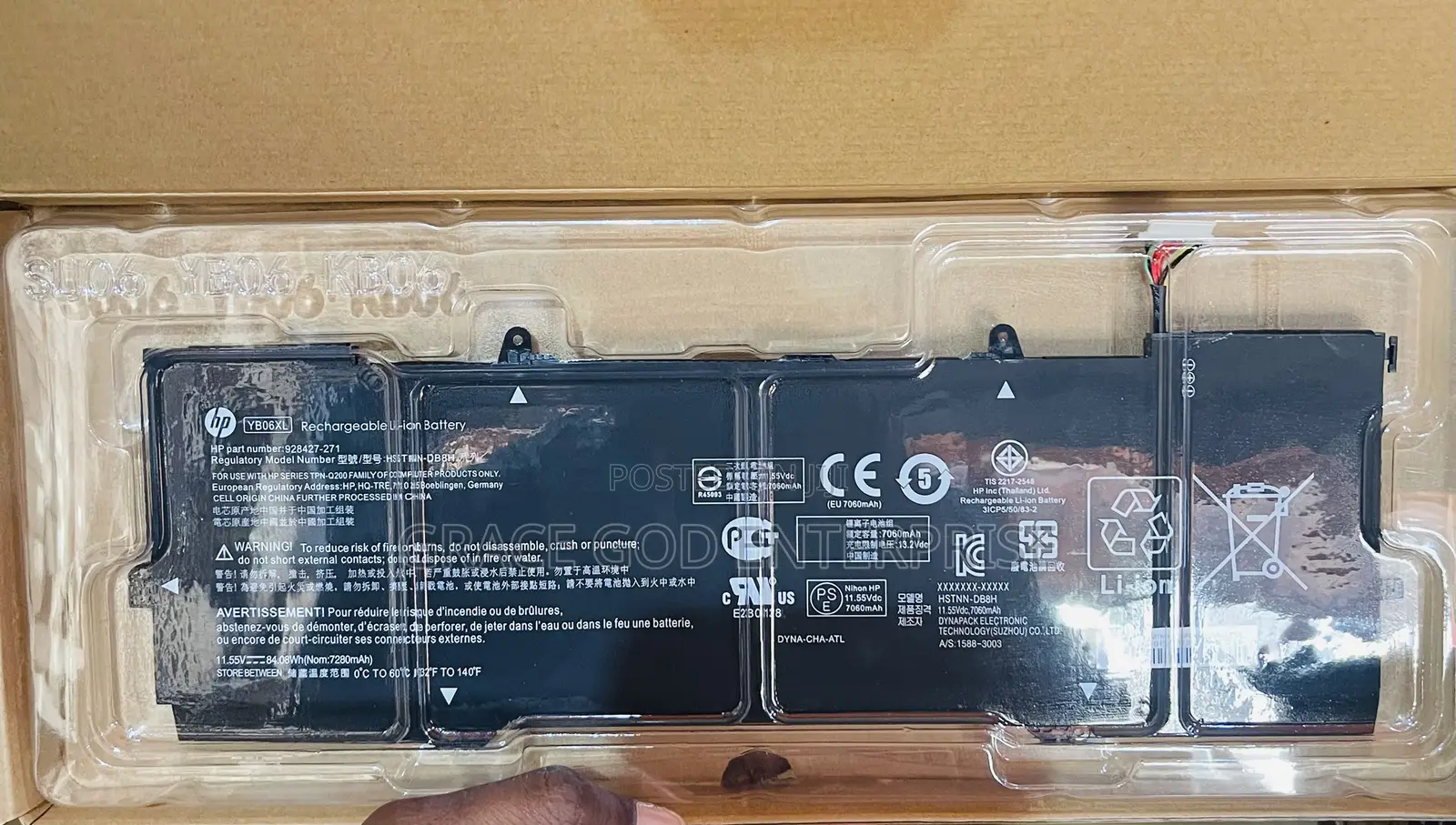 Original Battery for HP Spectre 15-Yb06xl