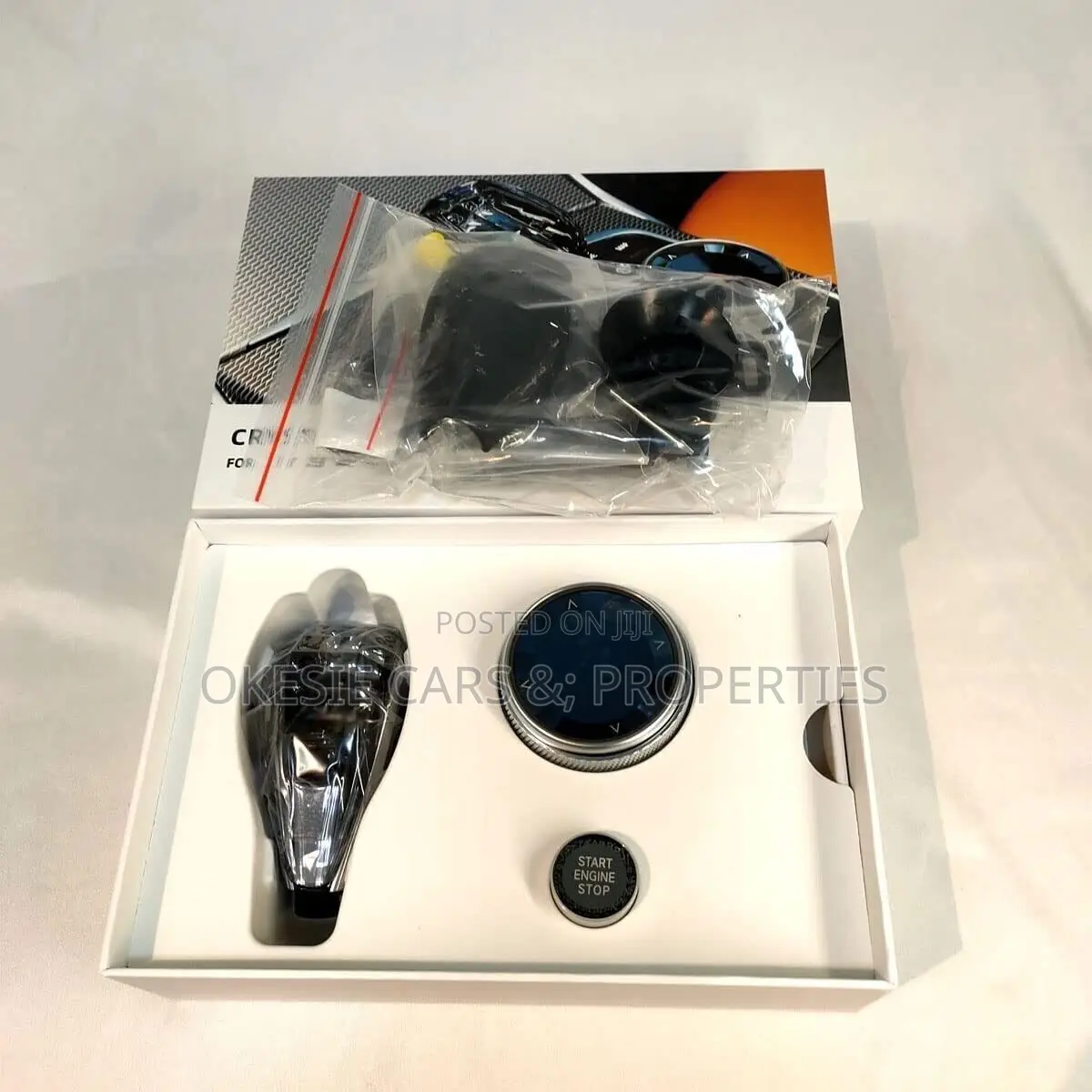 3-Pack Crystal Gear Shift Knob Fits for BMW 3,4,5,6, Series