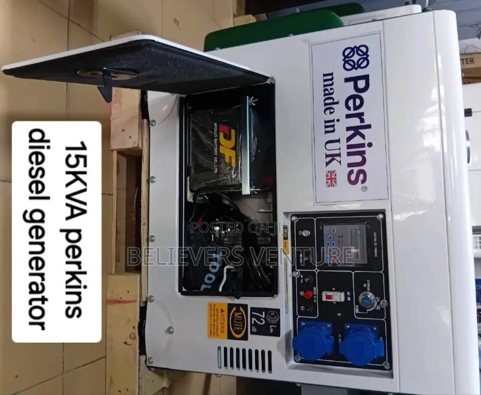 Generator First Class 15kva Perki Diesel Generator