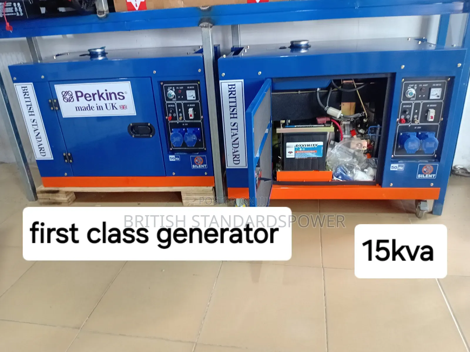 High Capacitated Generator 15kva 16500watt Perkins Diesel