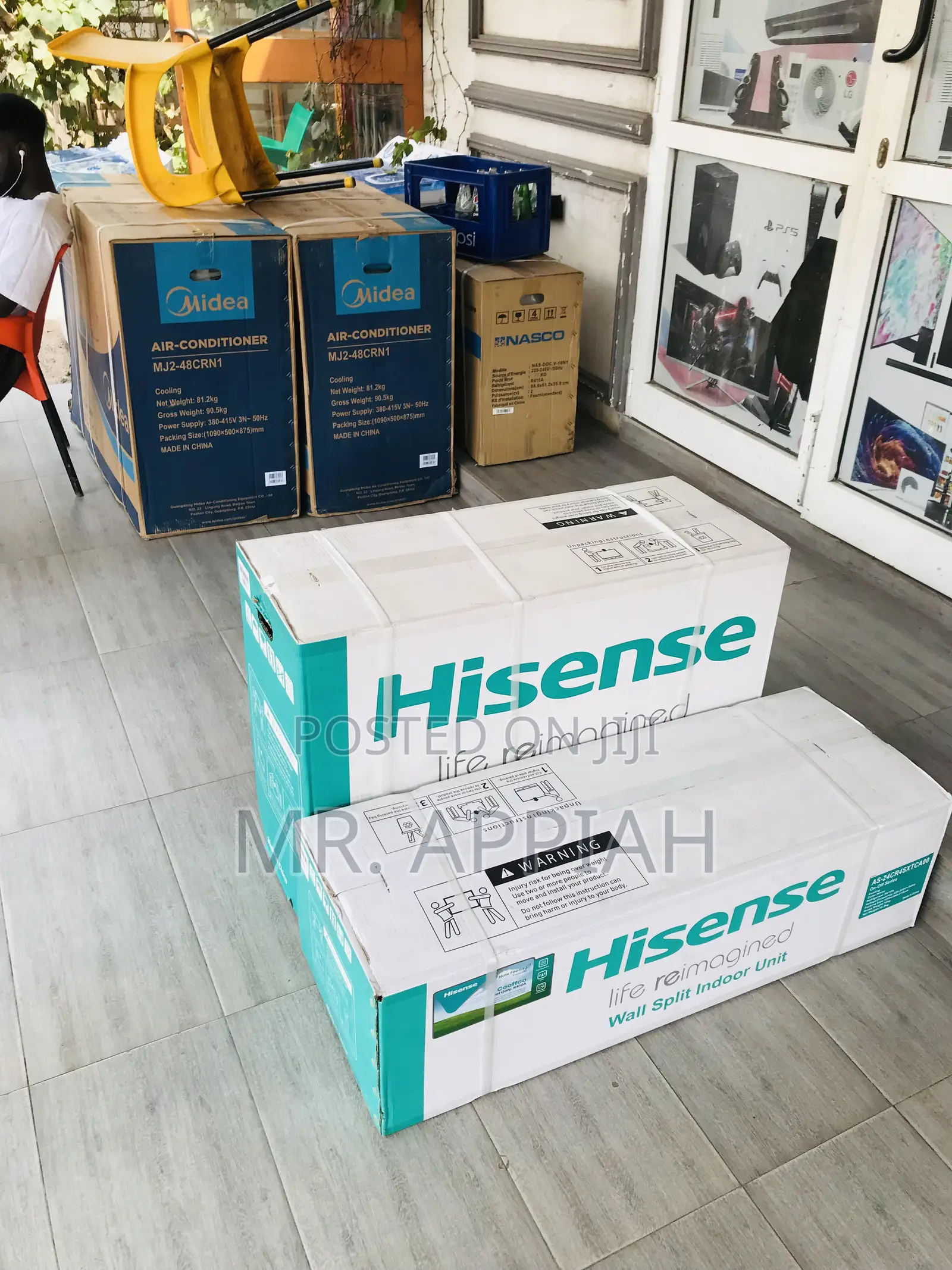 Elegant Hisense 2.0hp Air Conditioner + Copper Condenser.