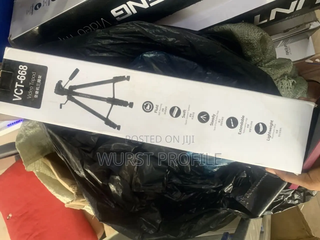 VCT-668 Video Tripod