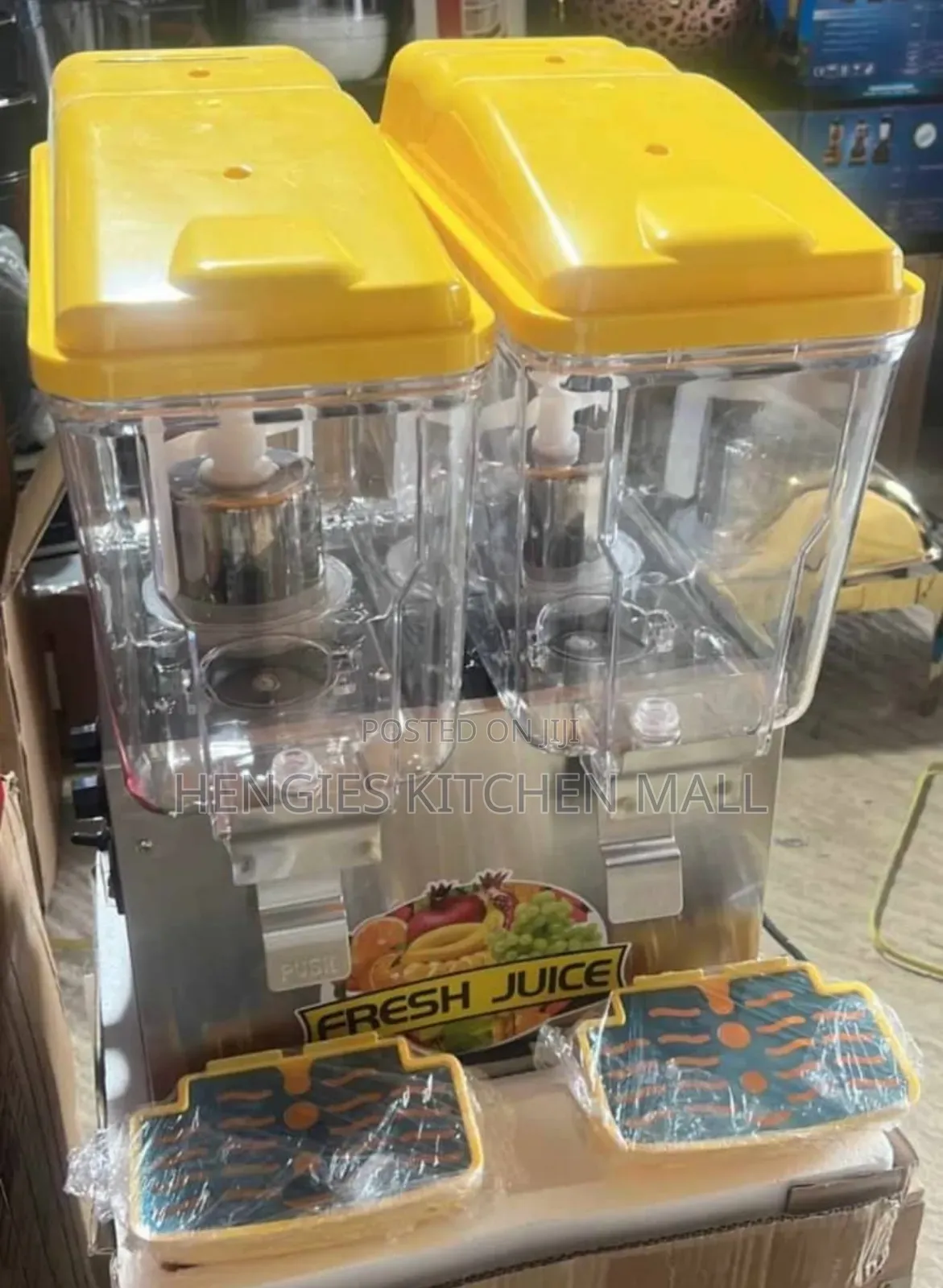 Electric Commercial Juice Dispenser Hot/Cold (18 Litres X 2 Tanks)