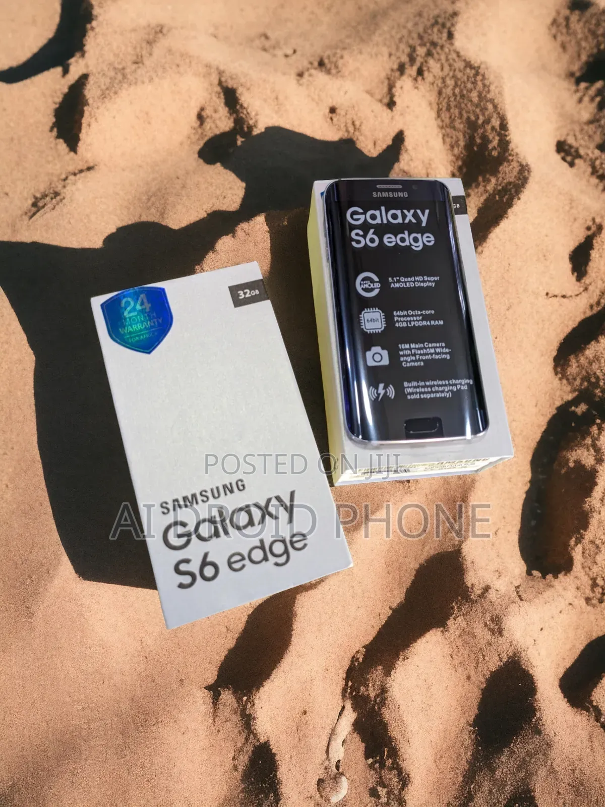 New Samsung Galaxy S6 edge 32 GB Black
