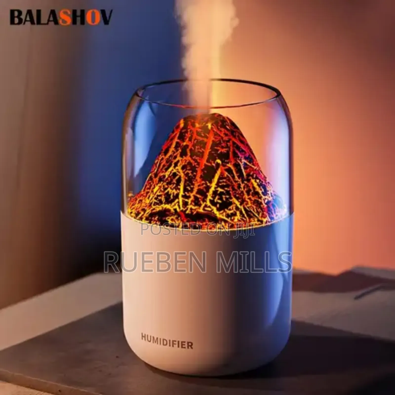 Nano-Level Atomization Volcanic Humidifier Diffuser
