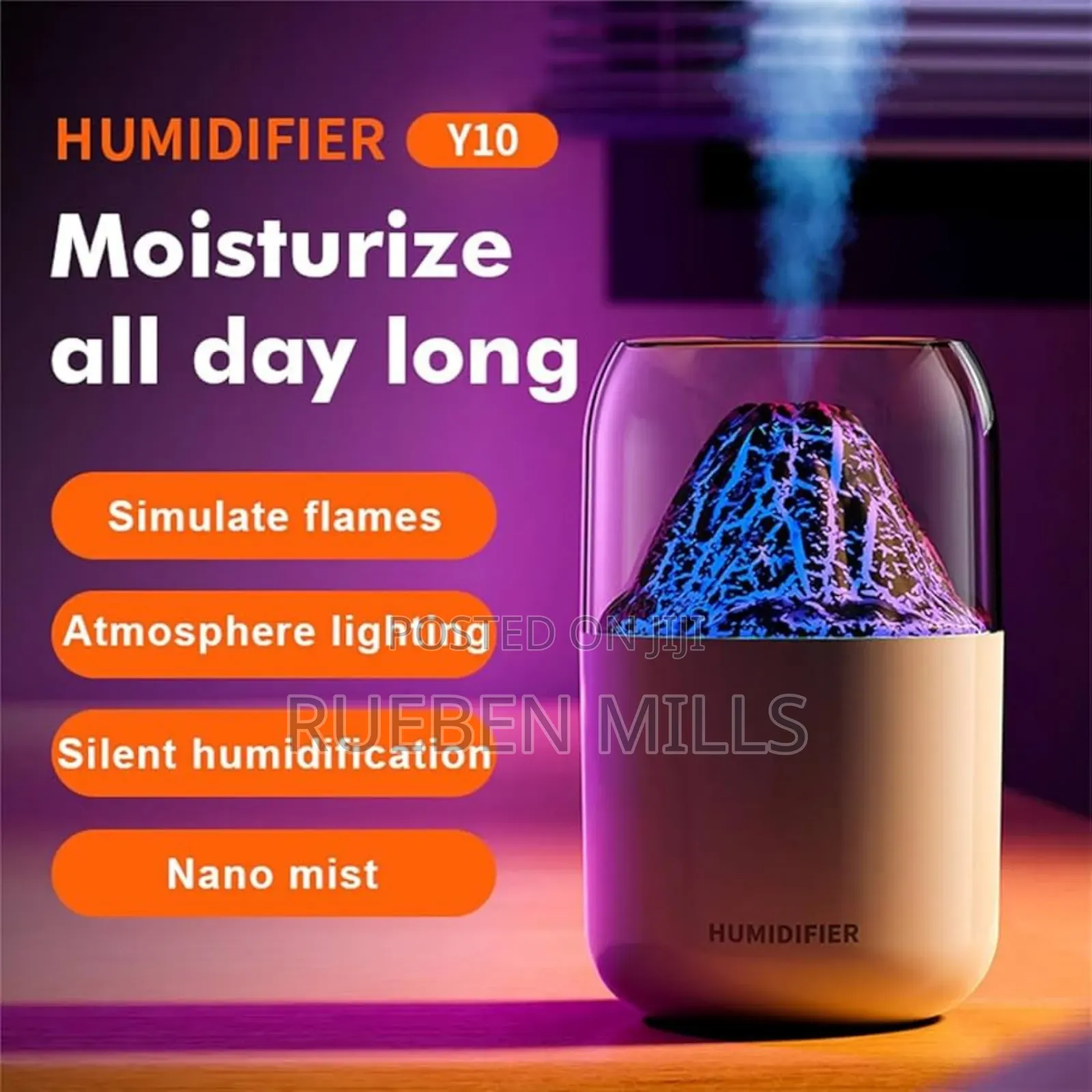 300ml Colour Light Humidifier Diffuser Order Now Accra Ghana