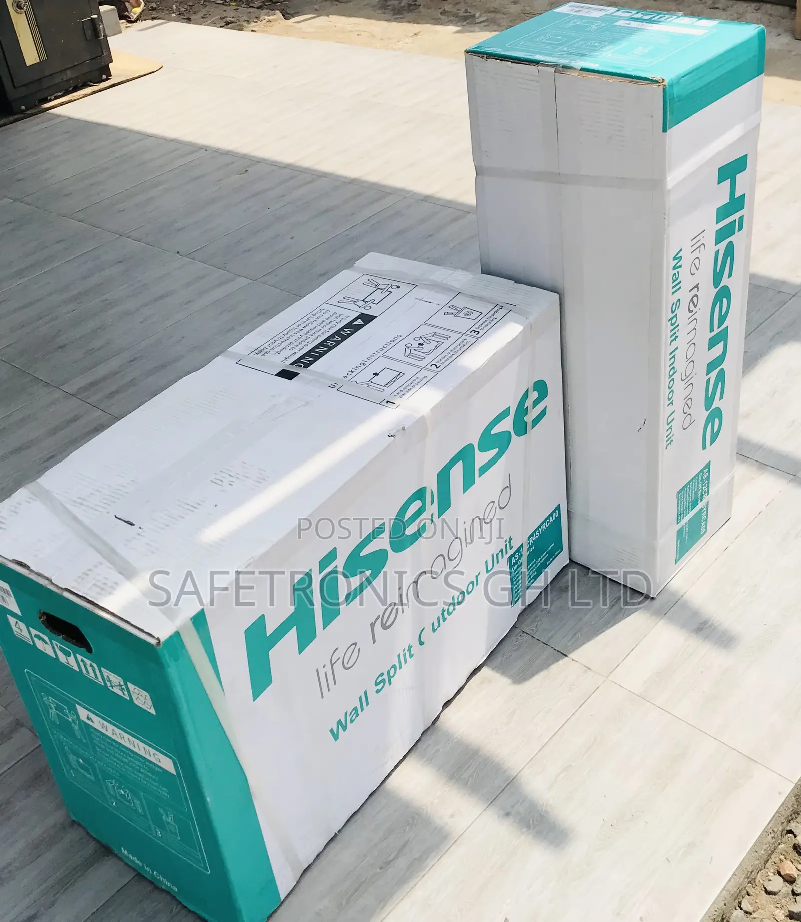 Split Hisense White R410 1.5 Hp Quality Neat Ac
